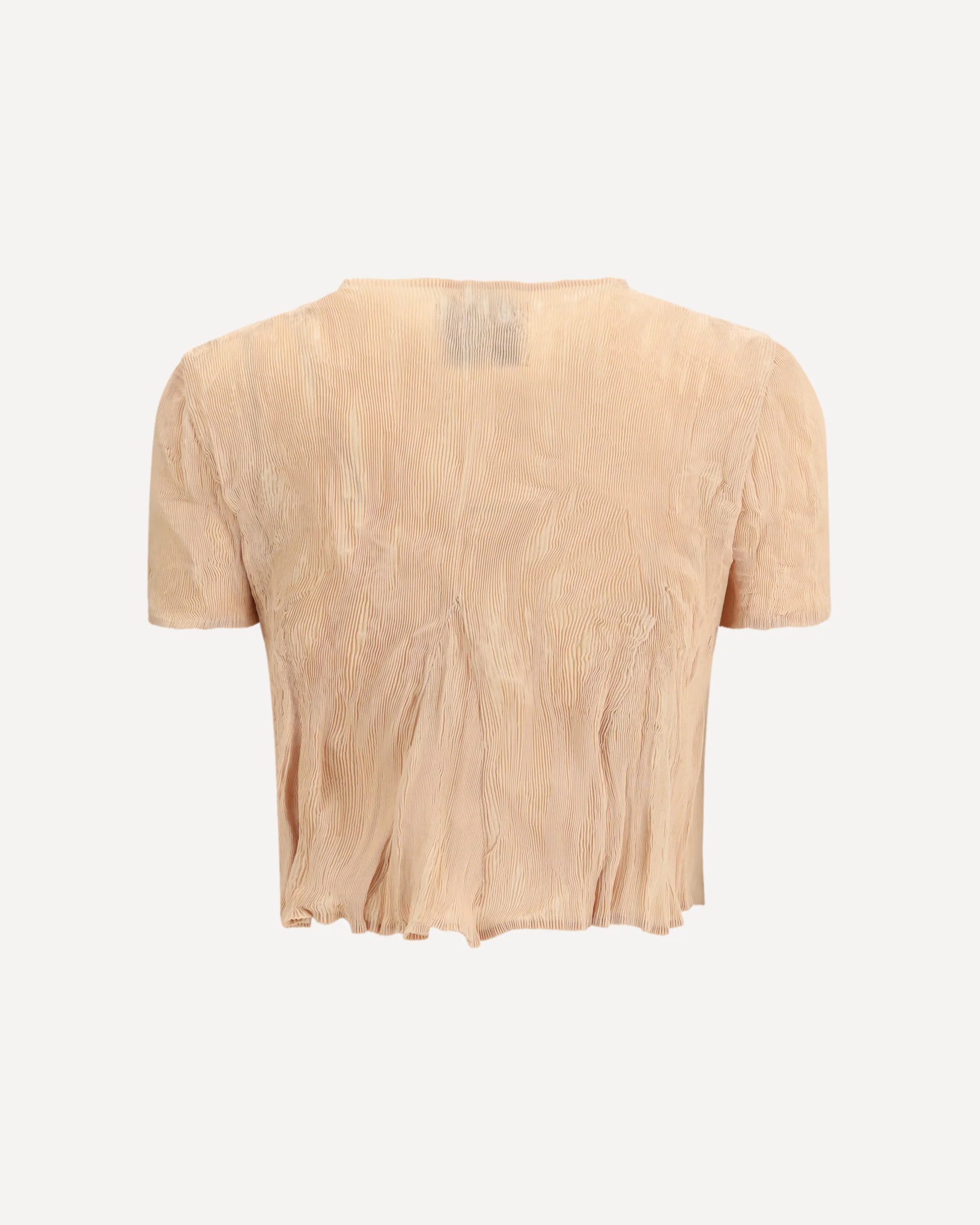 Short-sleeved pleated Top - Image 4
