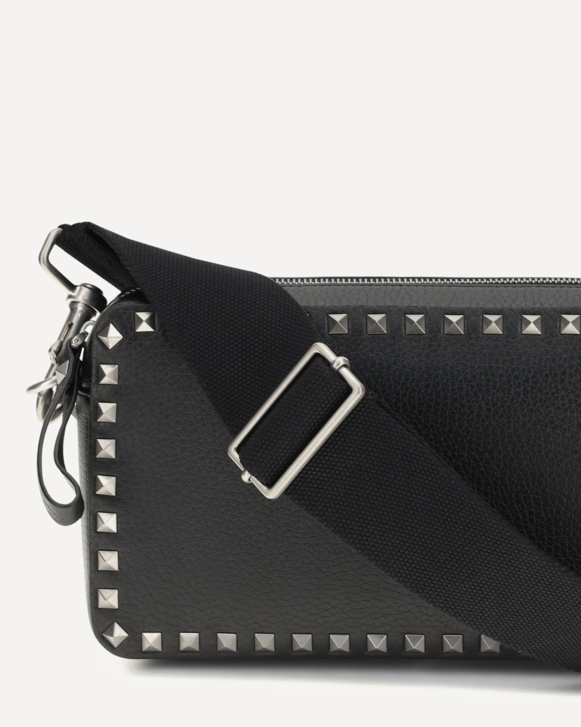 Rockstud leather Shoulder Bag - Image 6