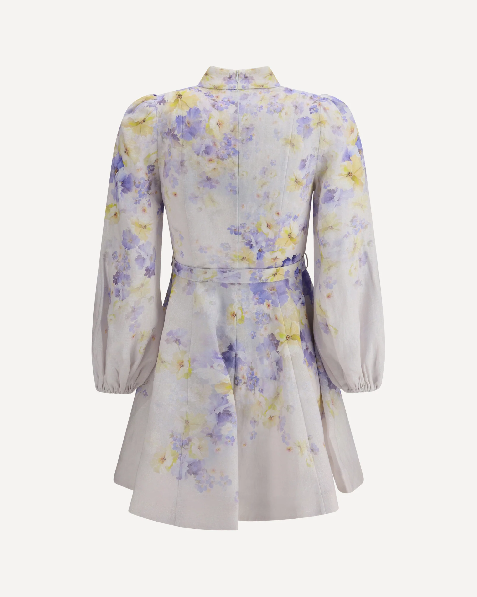 Crush buttoned mini Dress - Image 2