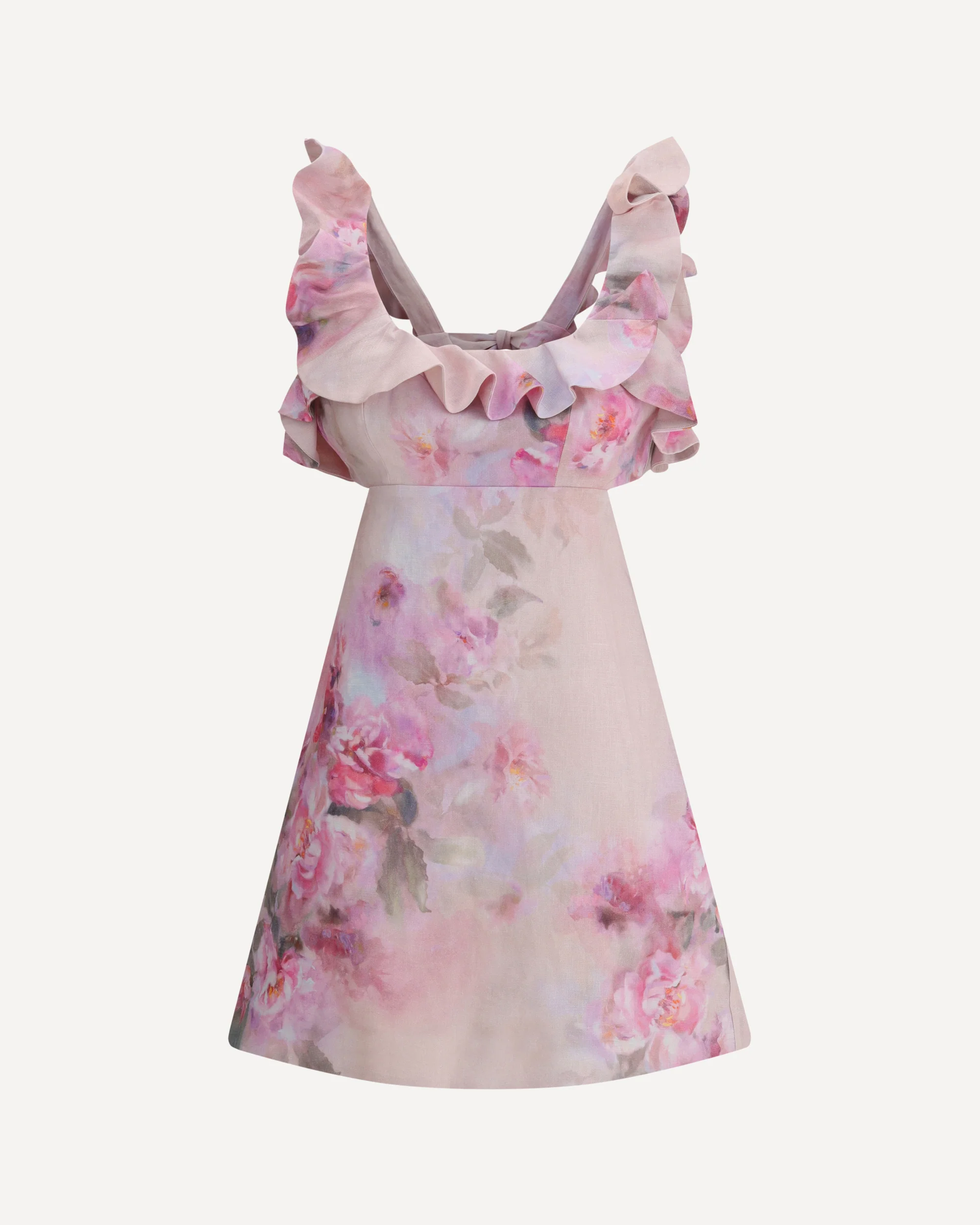 Crush Frill mini Dress - Image 3