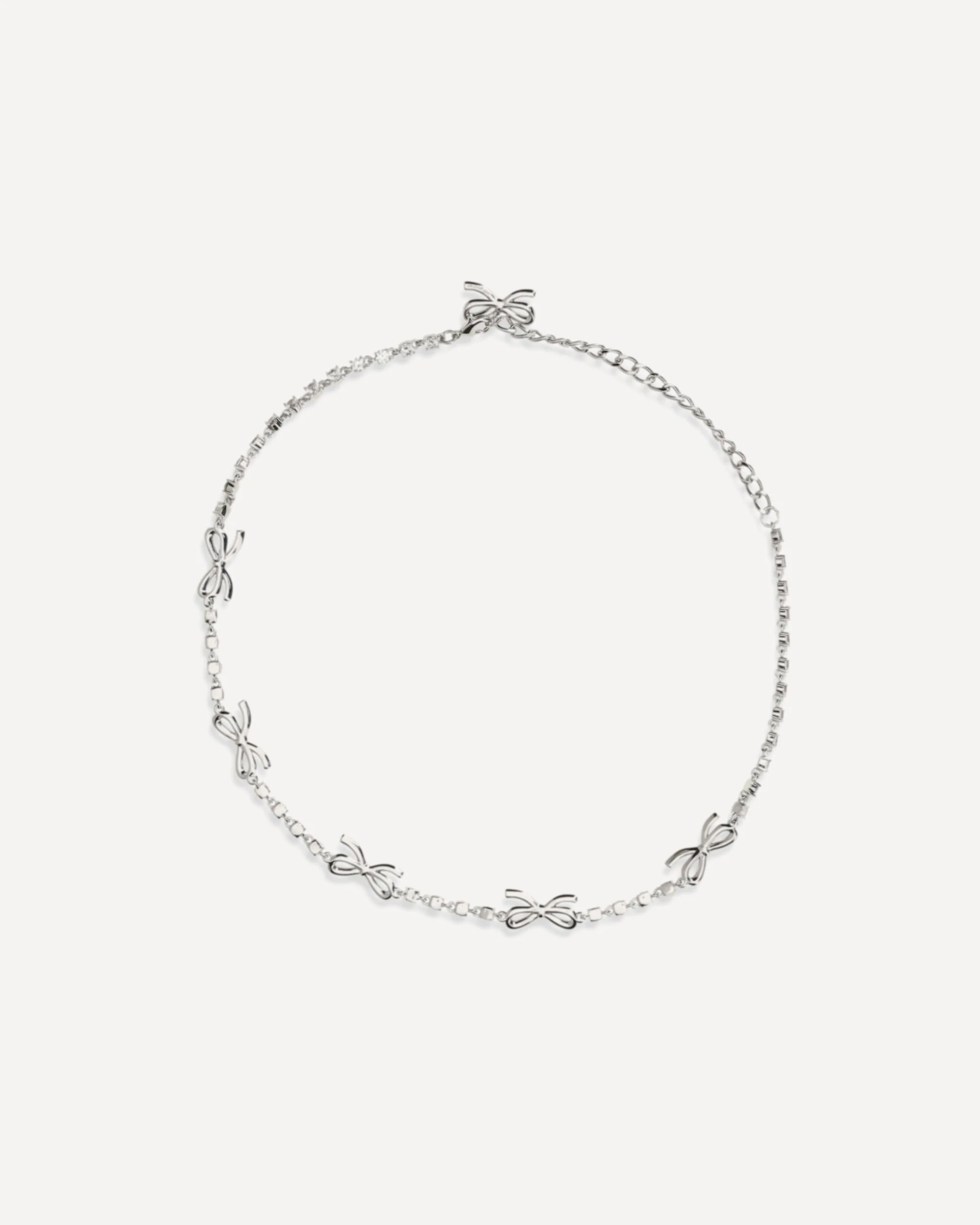 Crystal Bow Necklace - Image 4