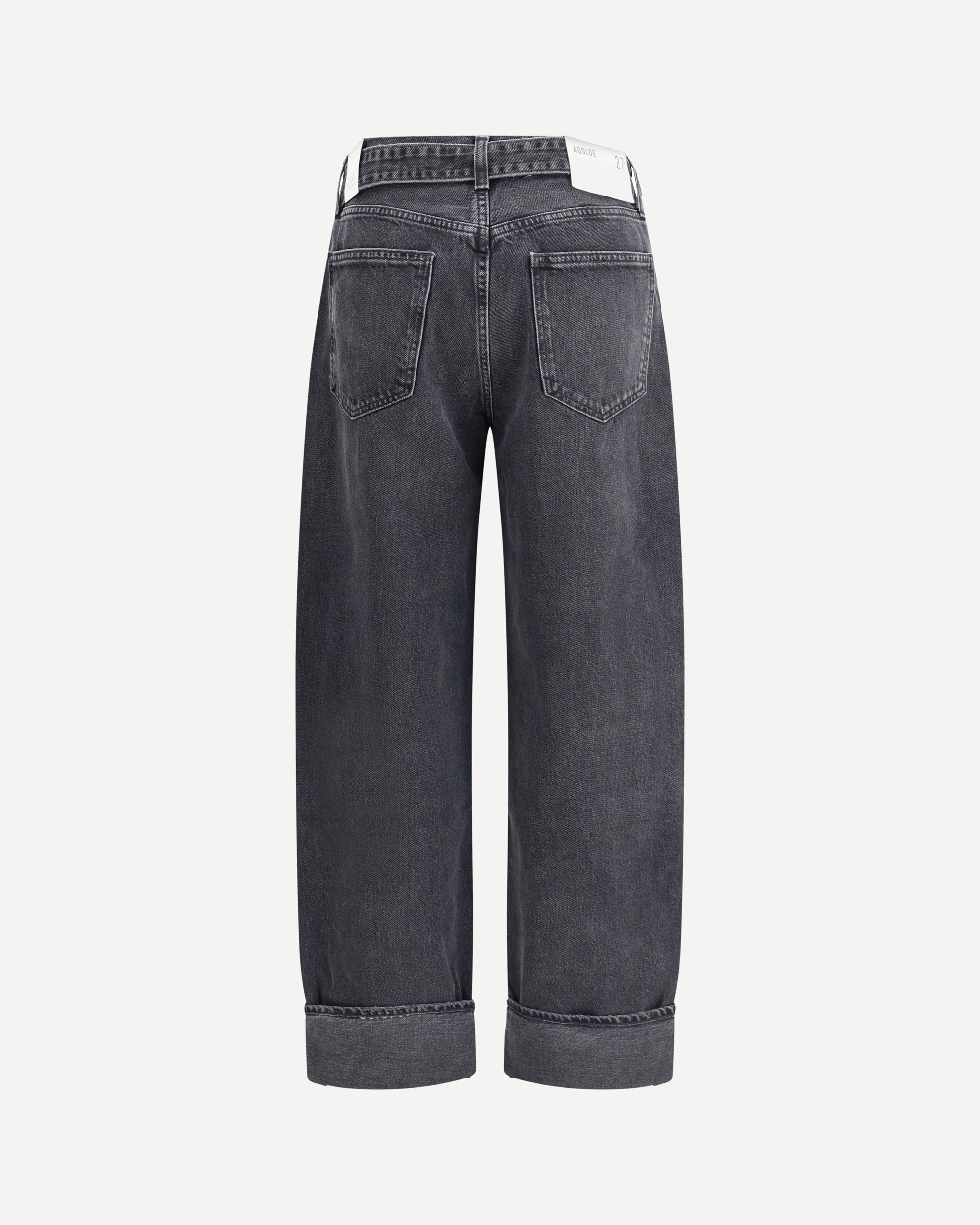 Cuffed Taper wide Jeans - Image 4
