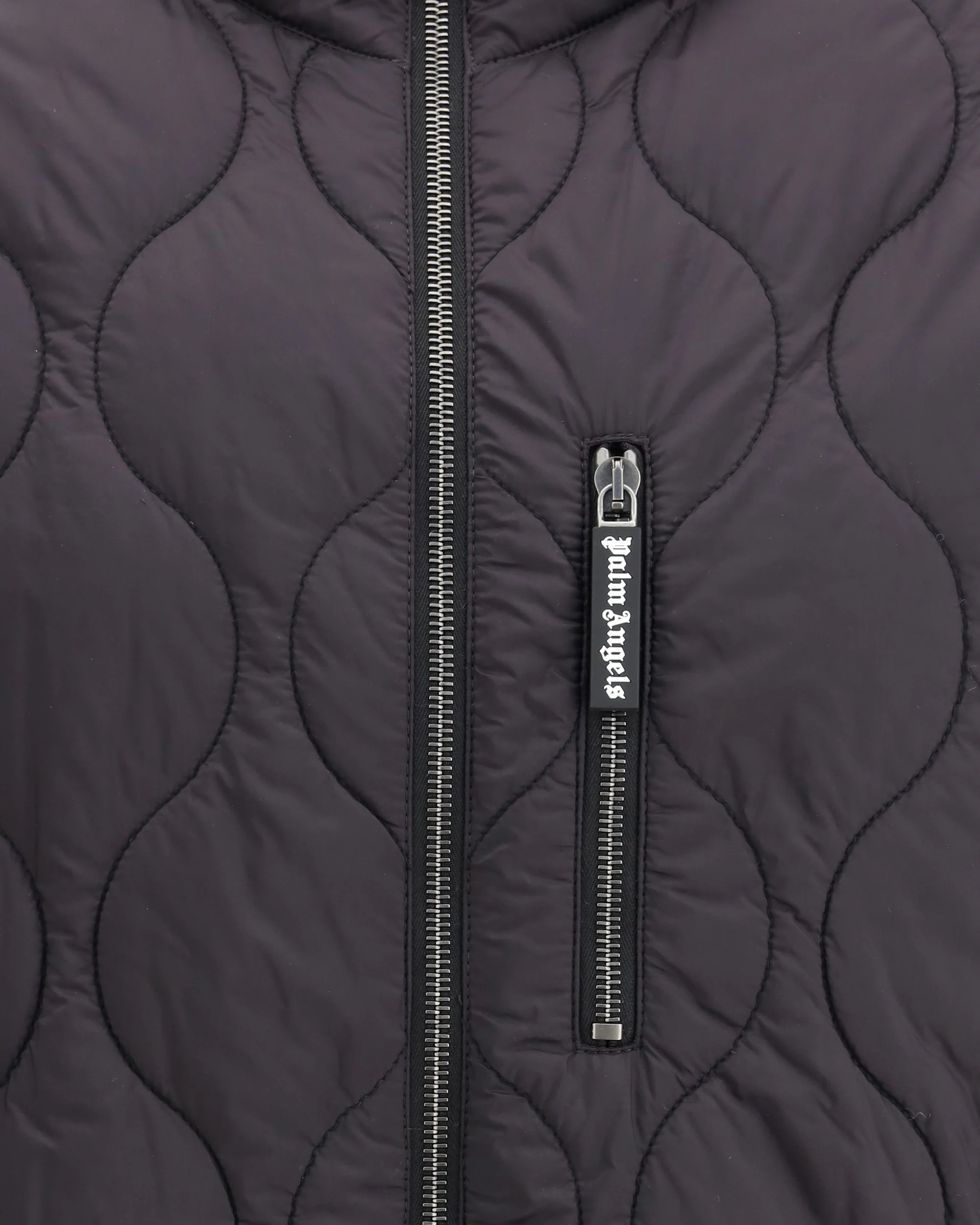 Curved Quilted Logo Jacket - Image 5