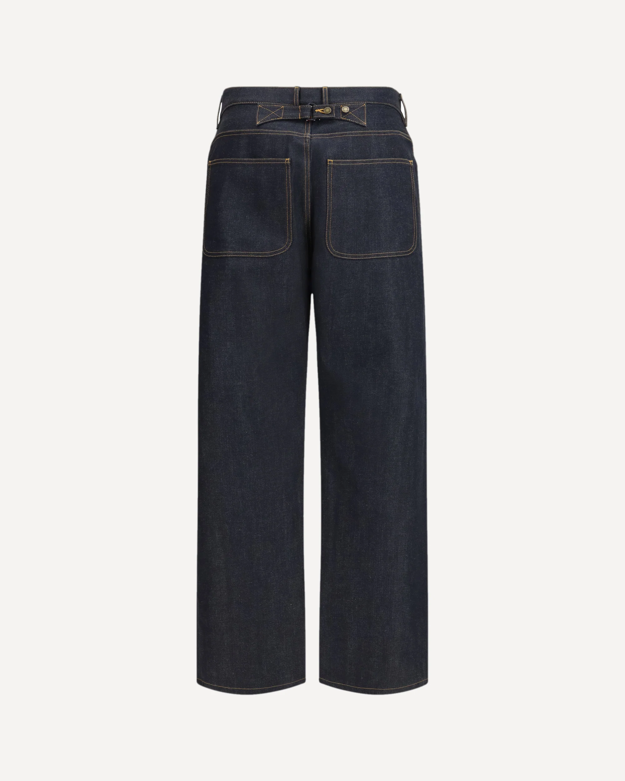 Japanese selvedge denim five-pocket Trousers - Image 4