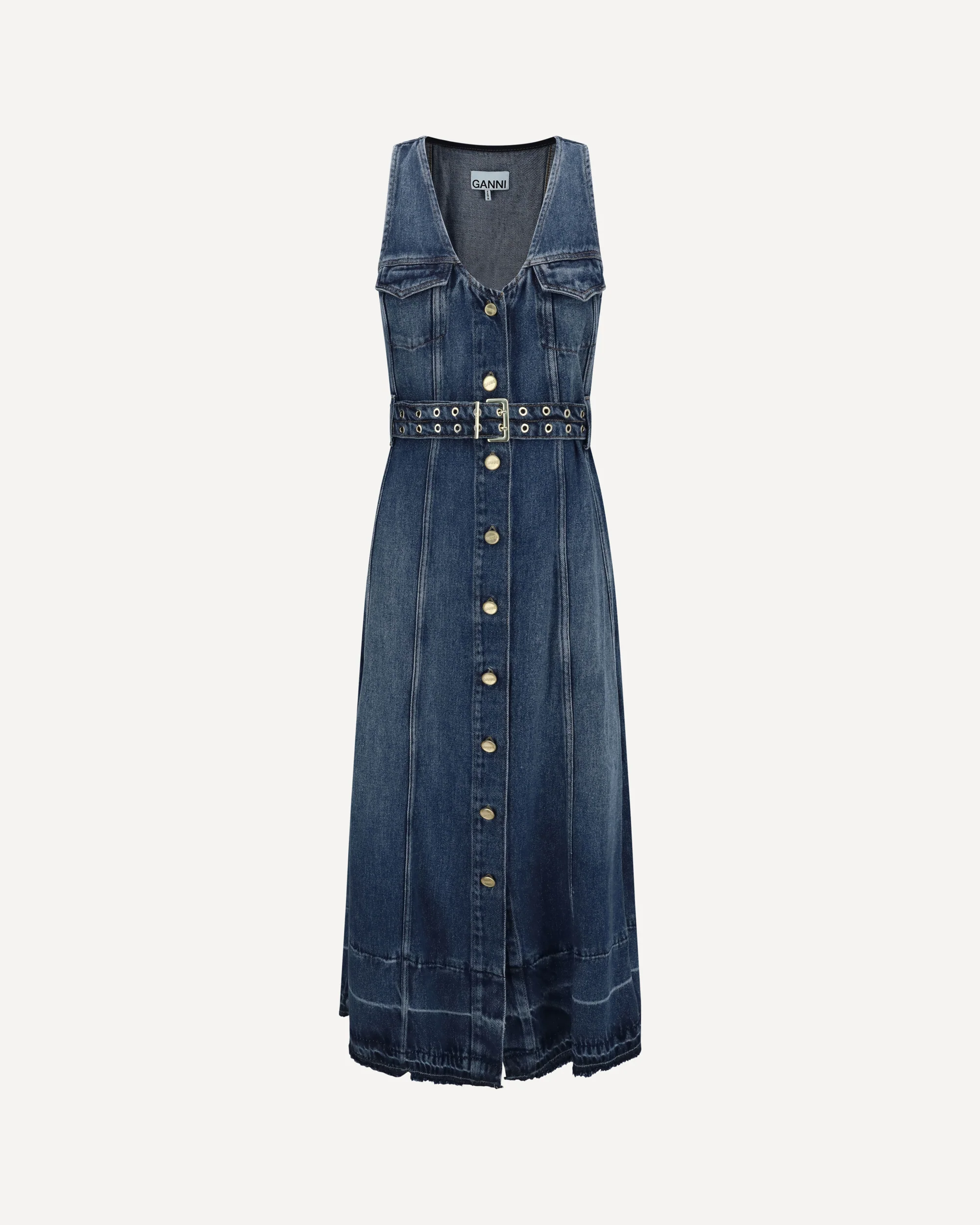 Denim midi Dress - Image 3