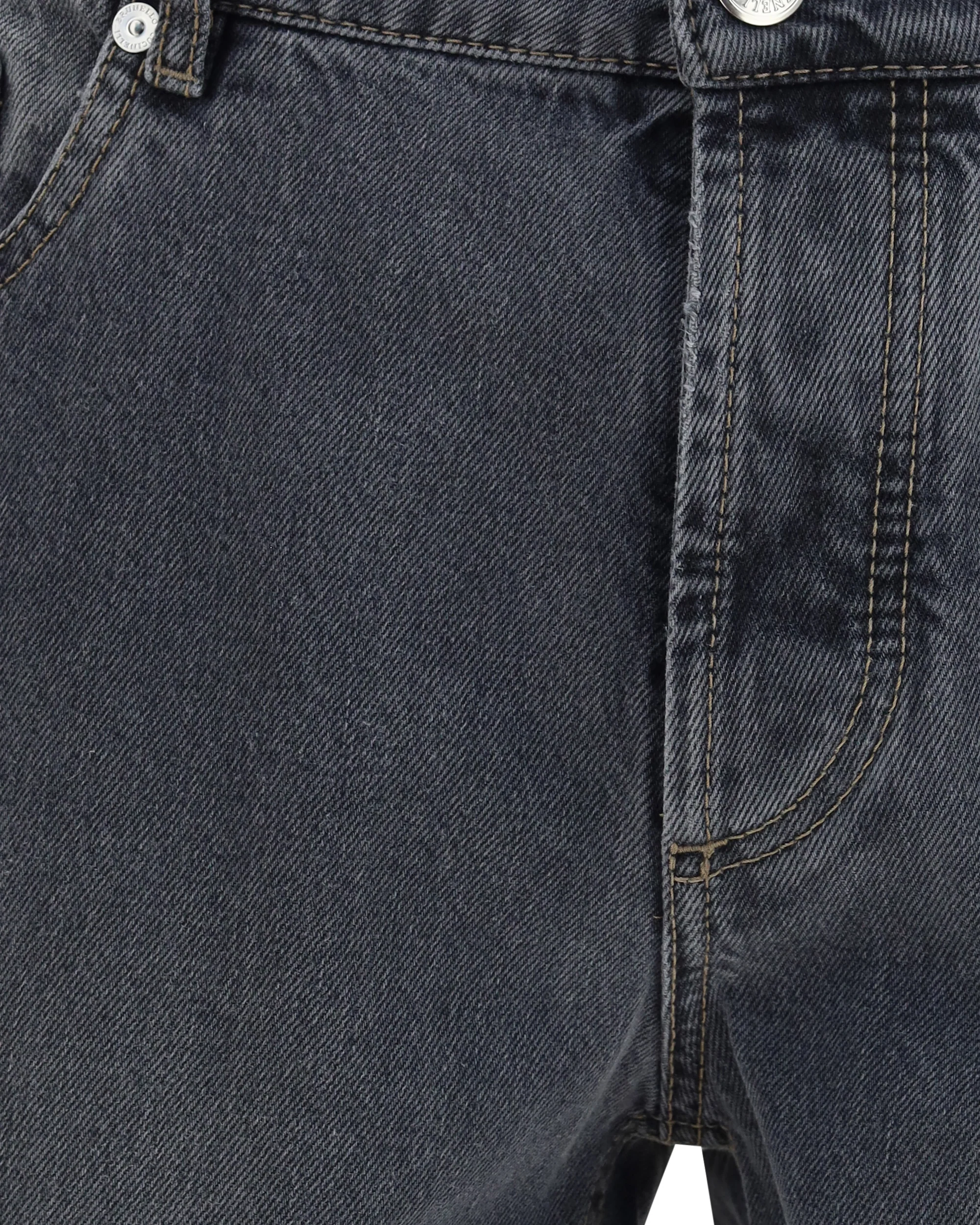Cotton Jeans with used effect - Image 5