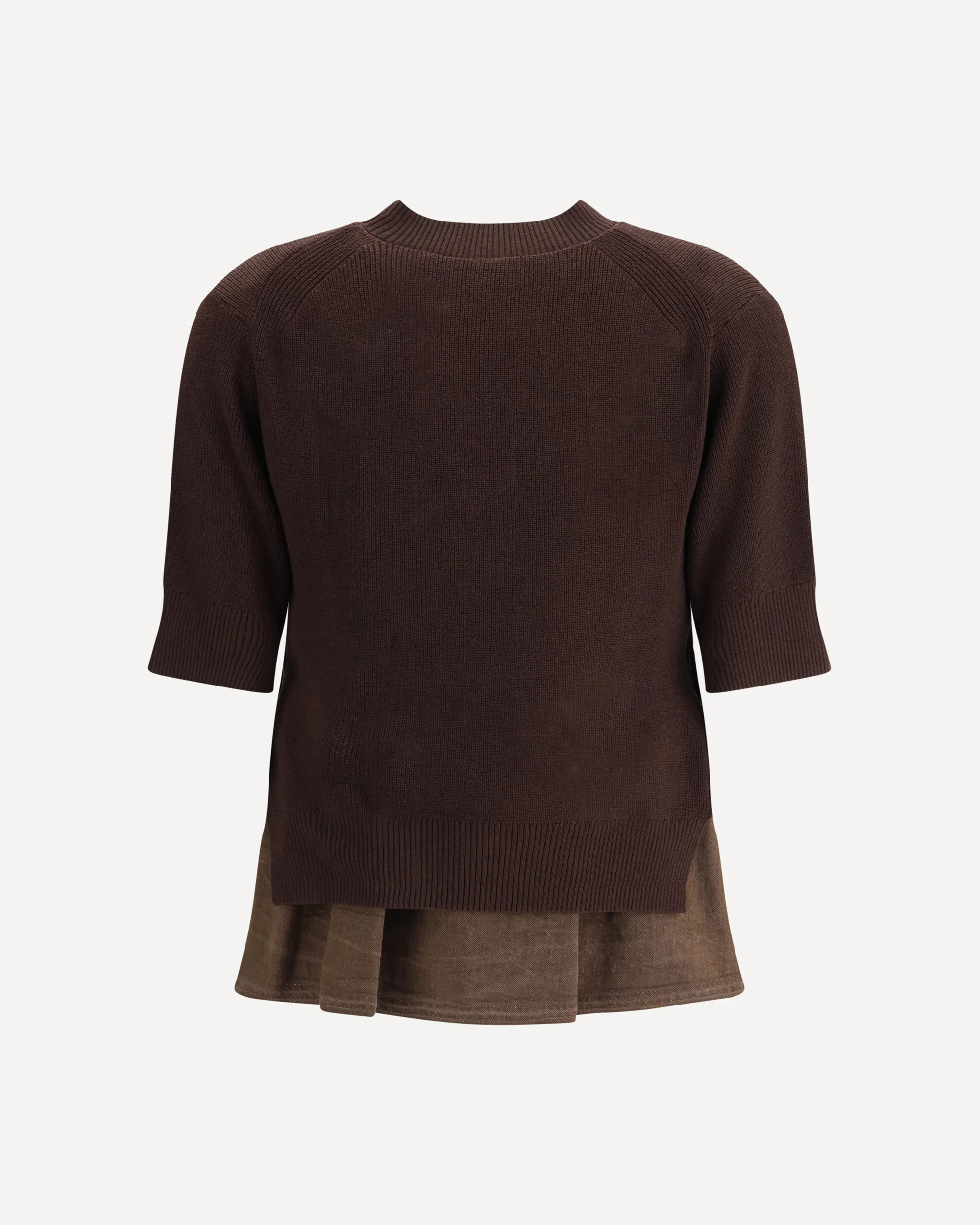 Denim detail Sweater - Image 4