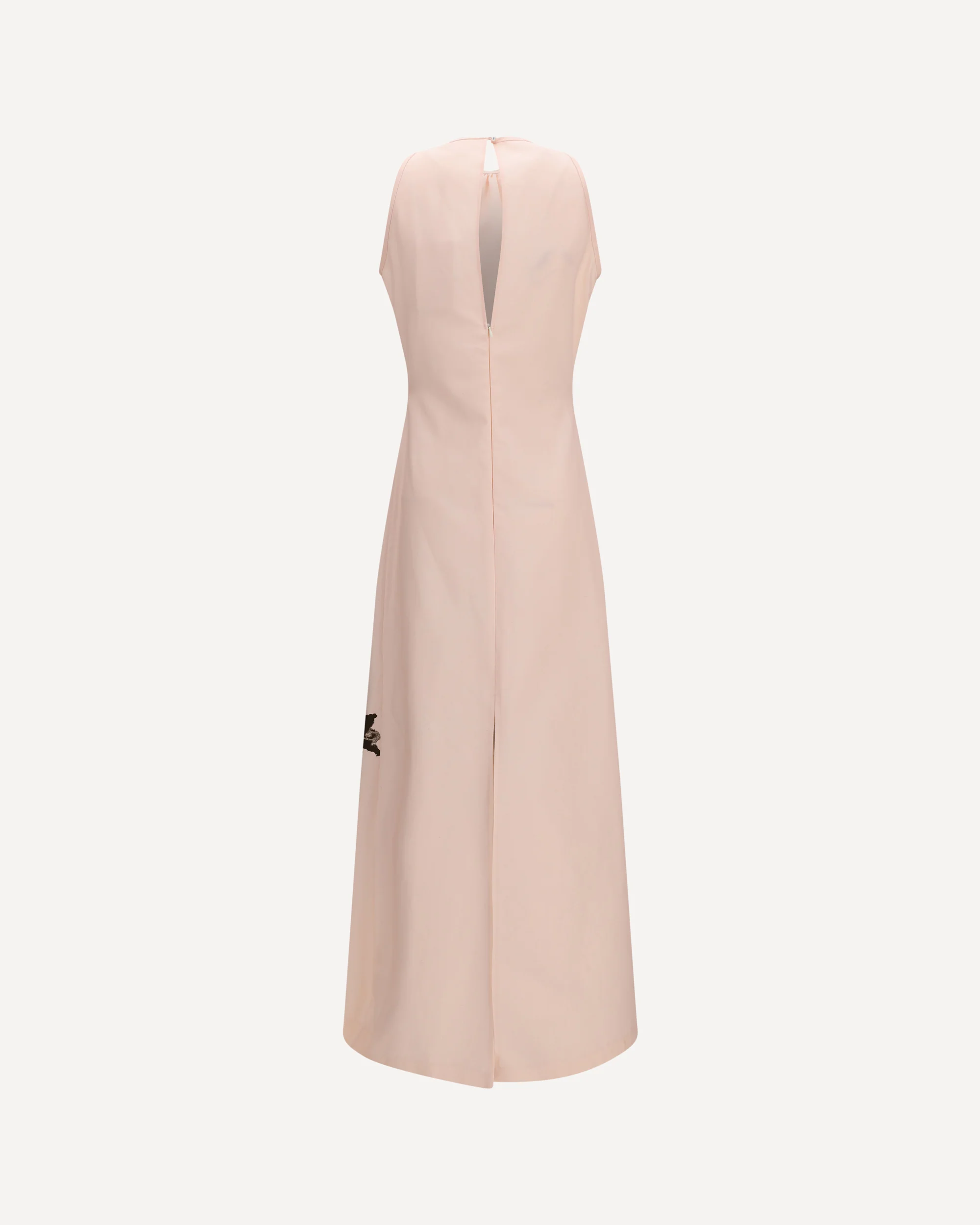 Petunia long Dress in cotton and viscose duchesse - Image 4