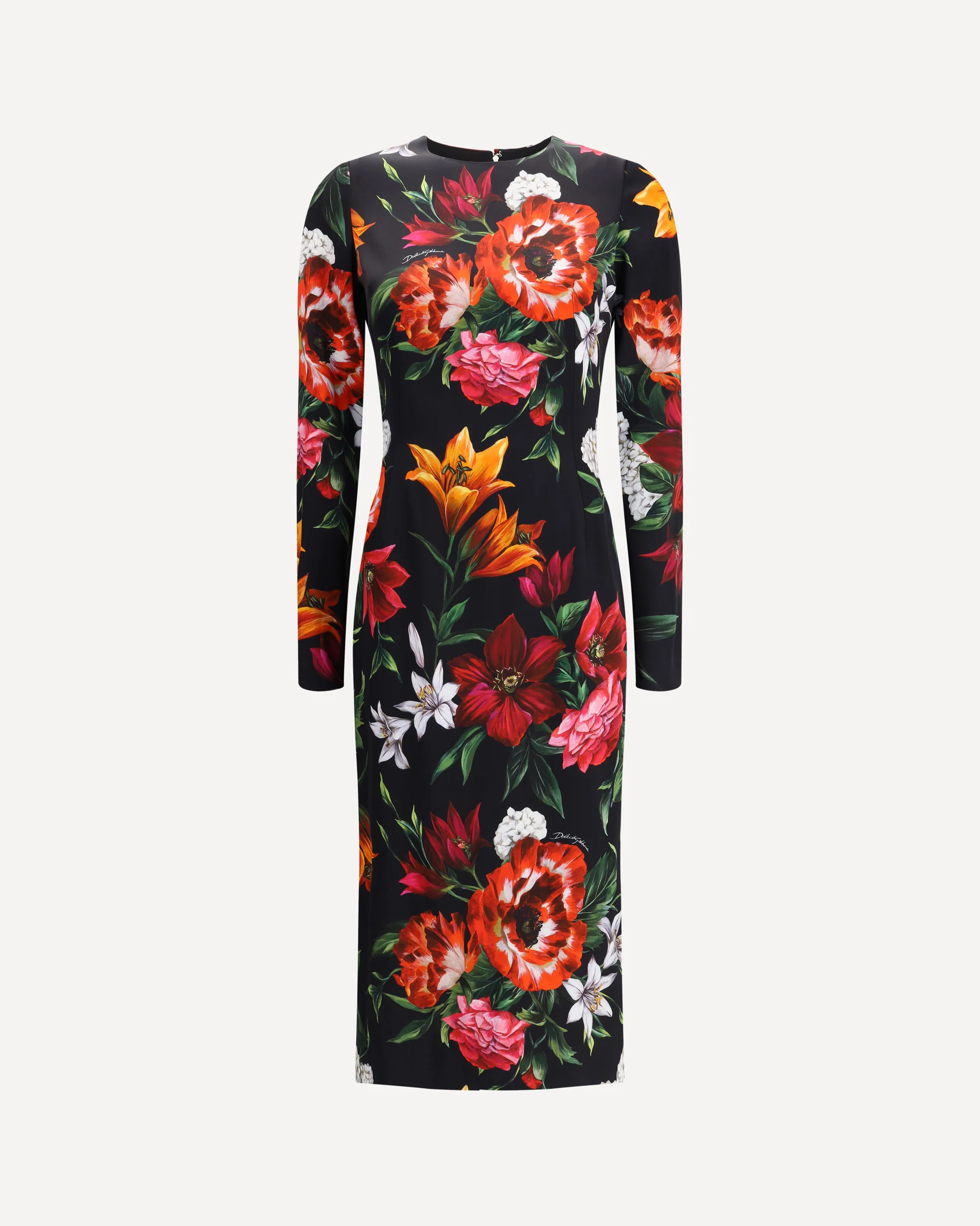 Long floral-print Dress - Image 3