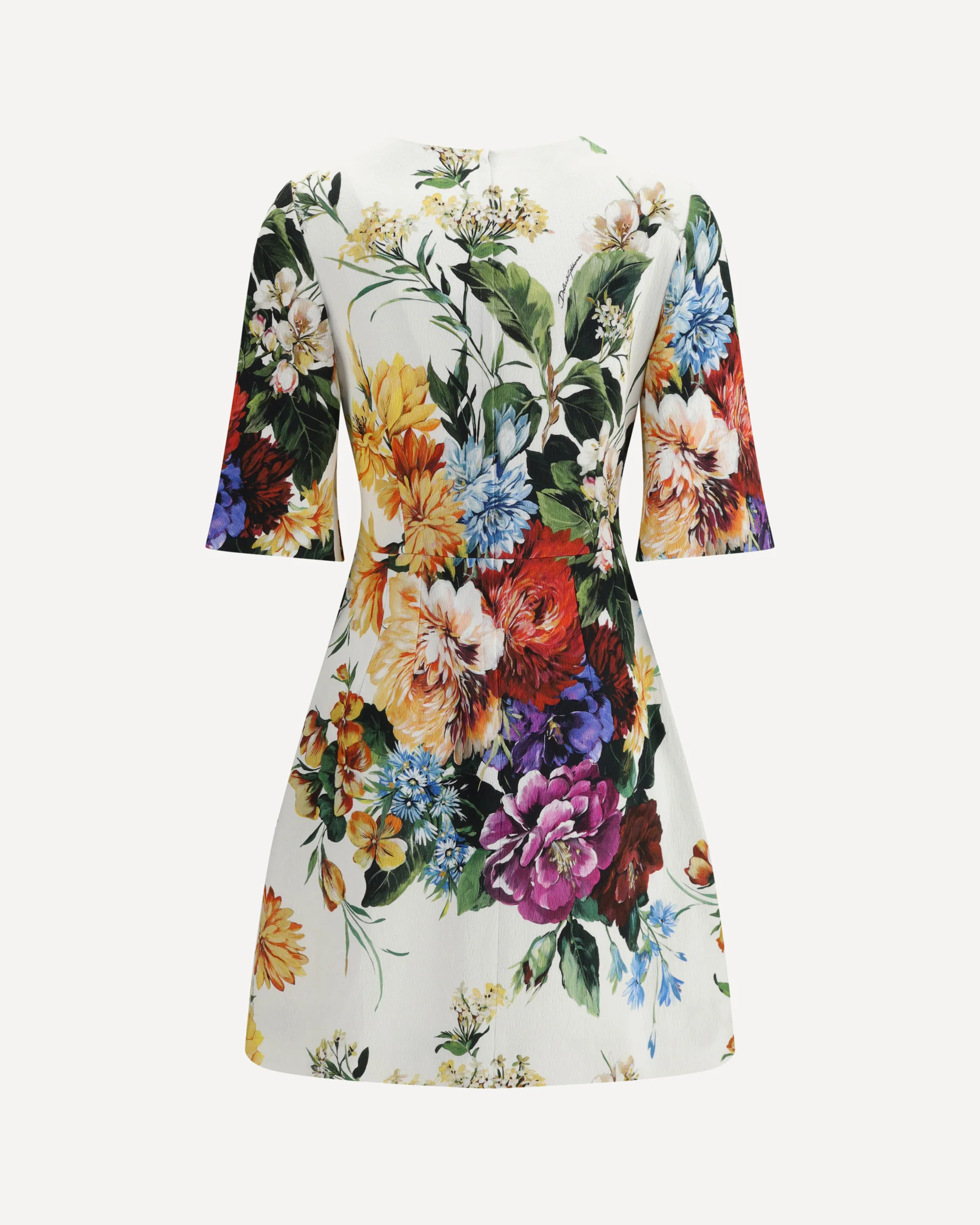Bouquet-print midi Dress - Image 2