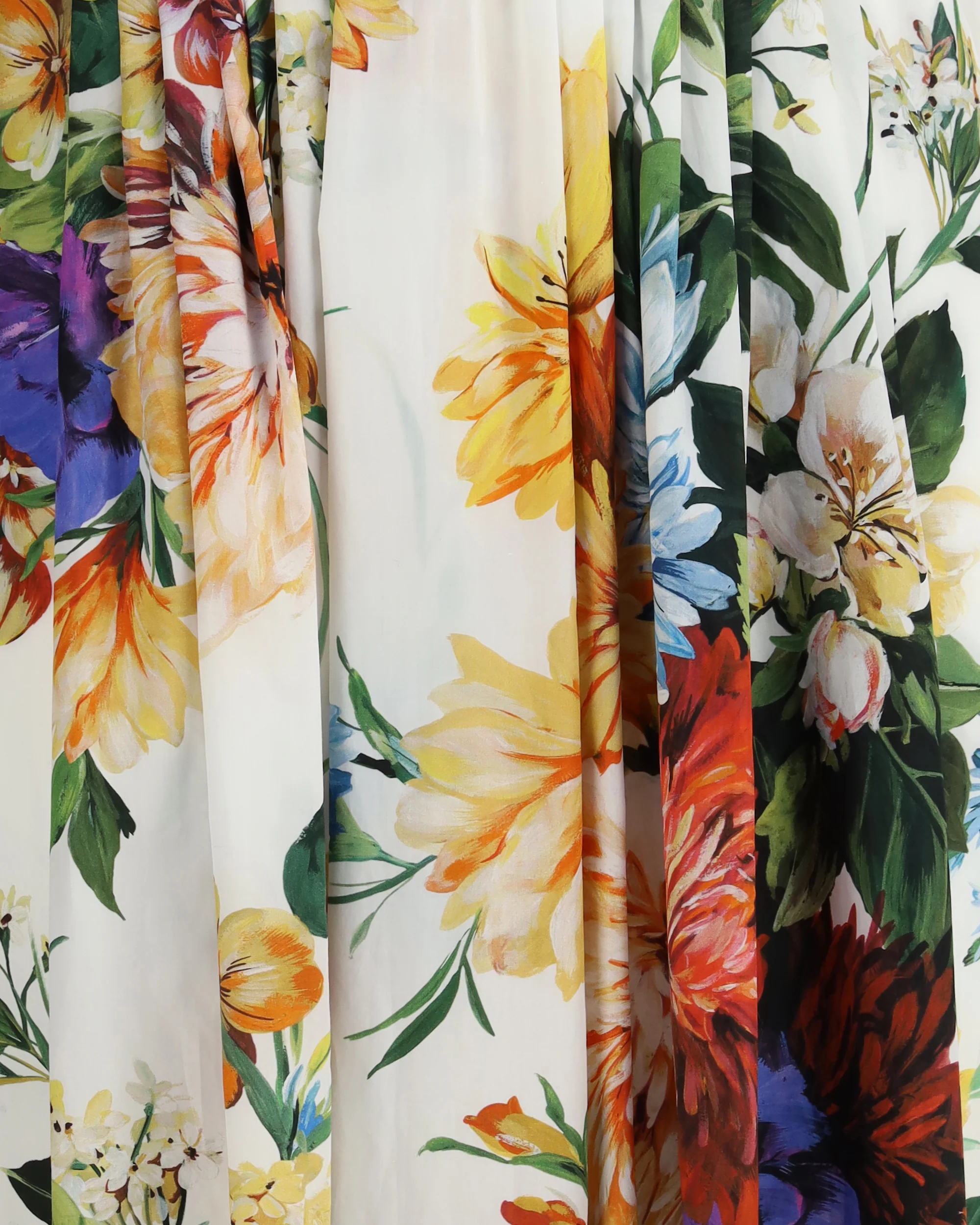 Flower bouquet print chemisier Dress - Image 5