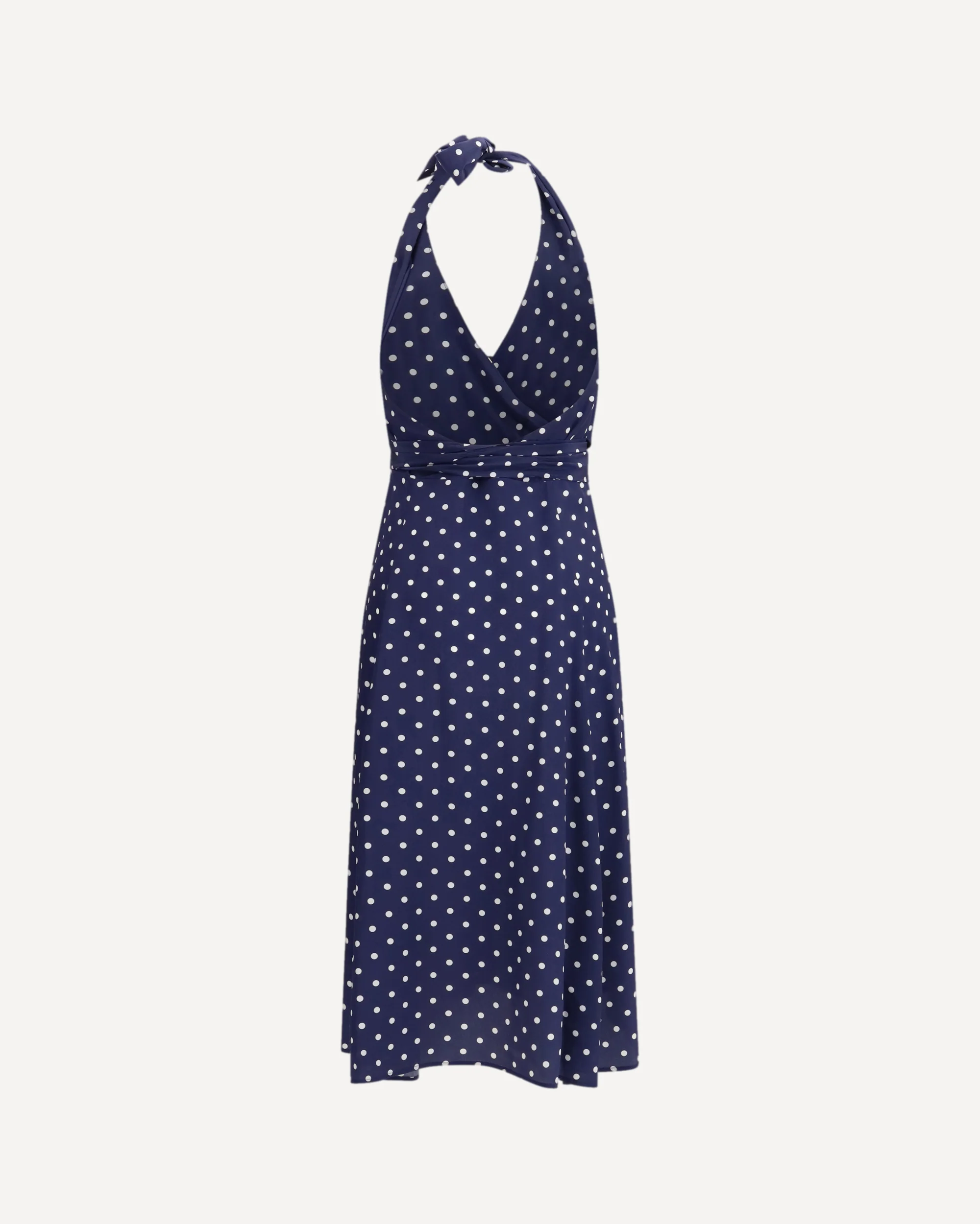 Polka-dot silk Dress - Image 2
