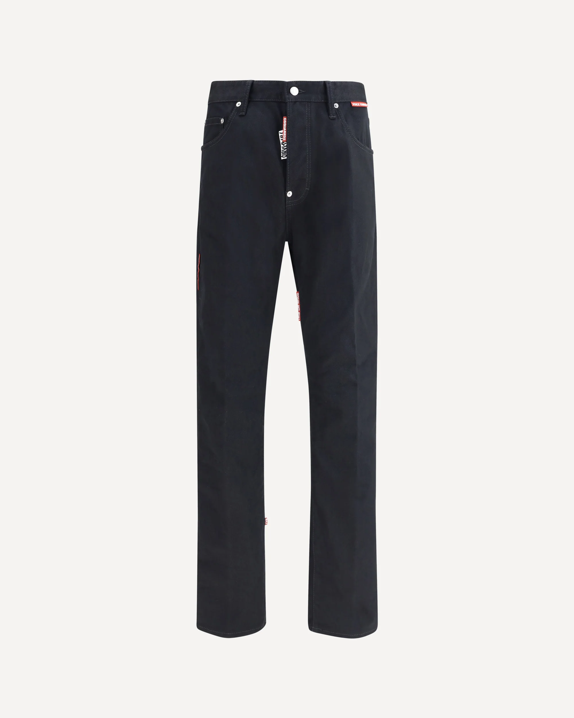 Cotton straight Jeans - Image 3