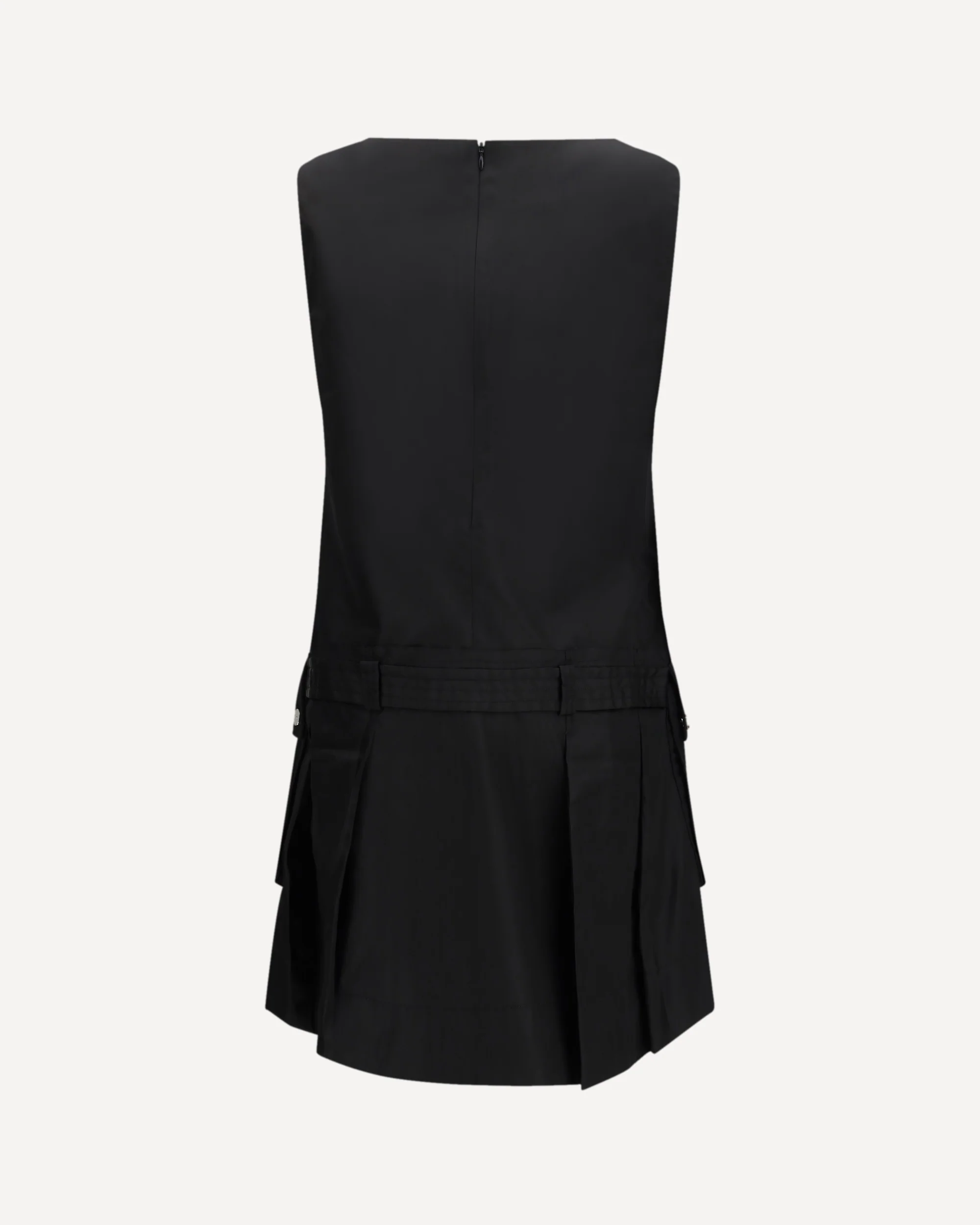Duchesse Nylon Belted Mini Dress - Image 4