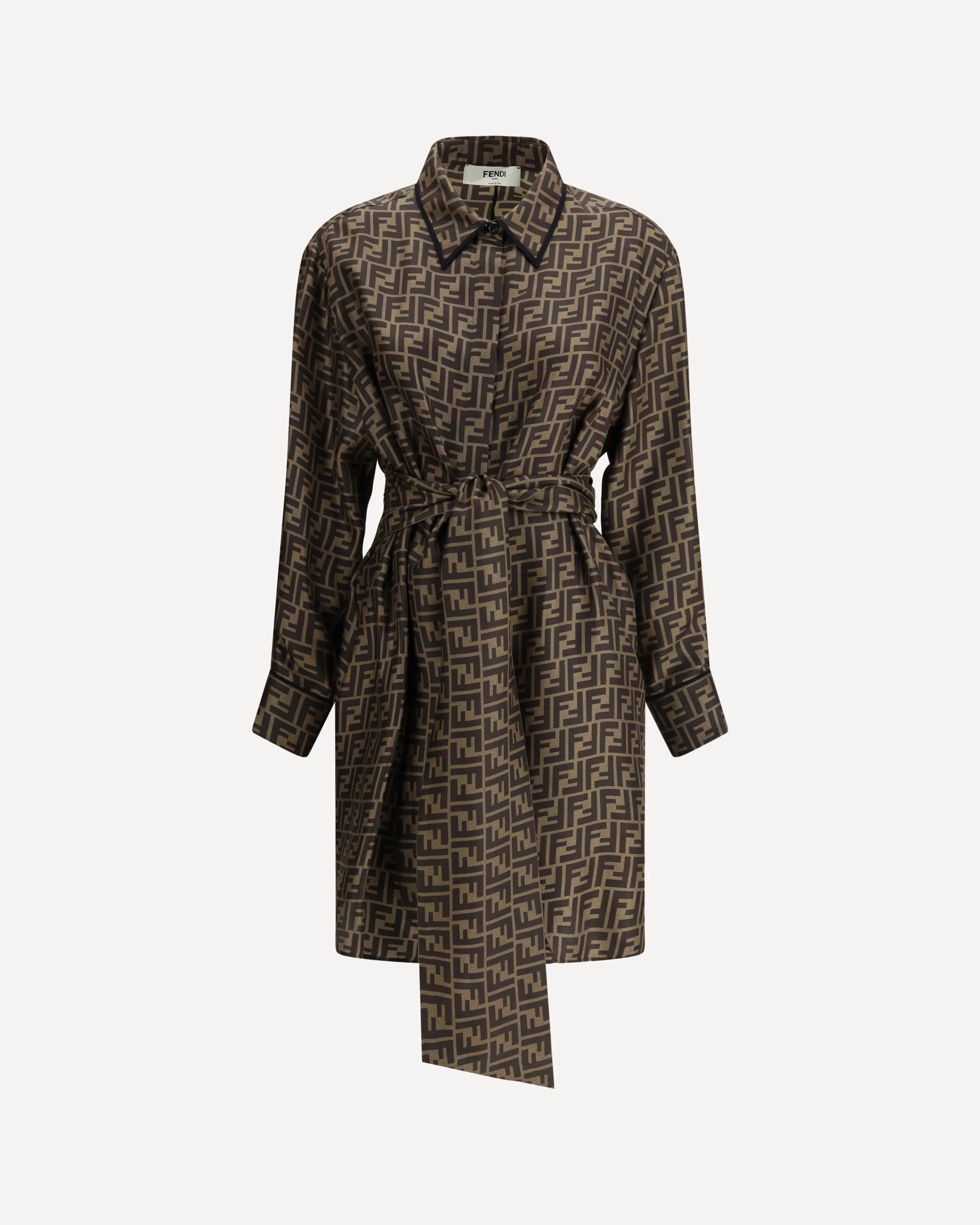 FF pattern shirt Dress - Image 3