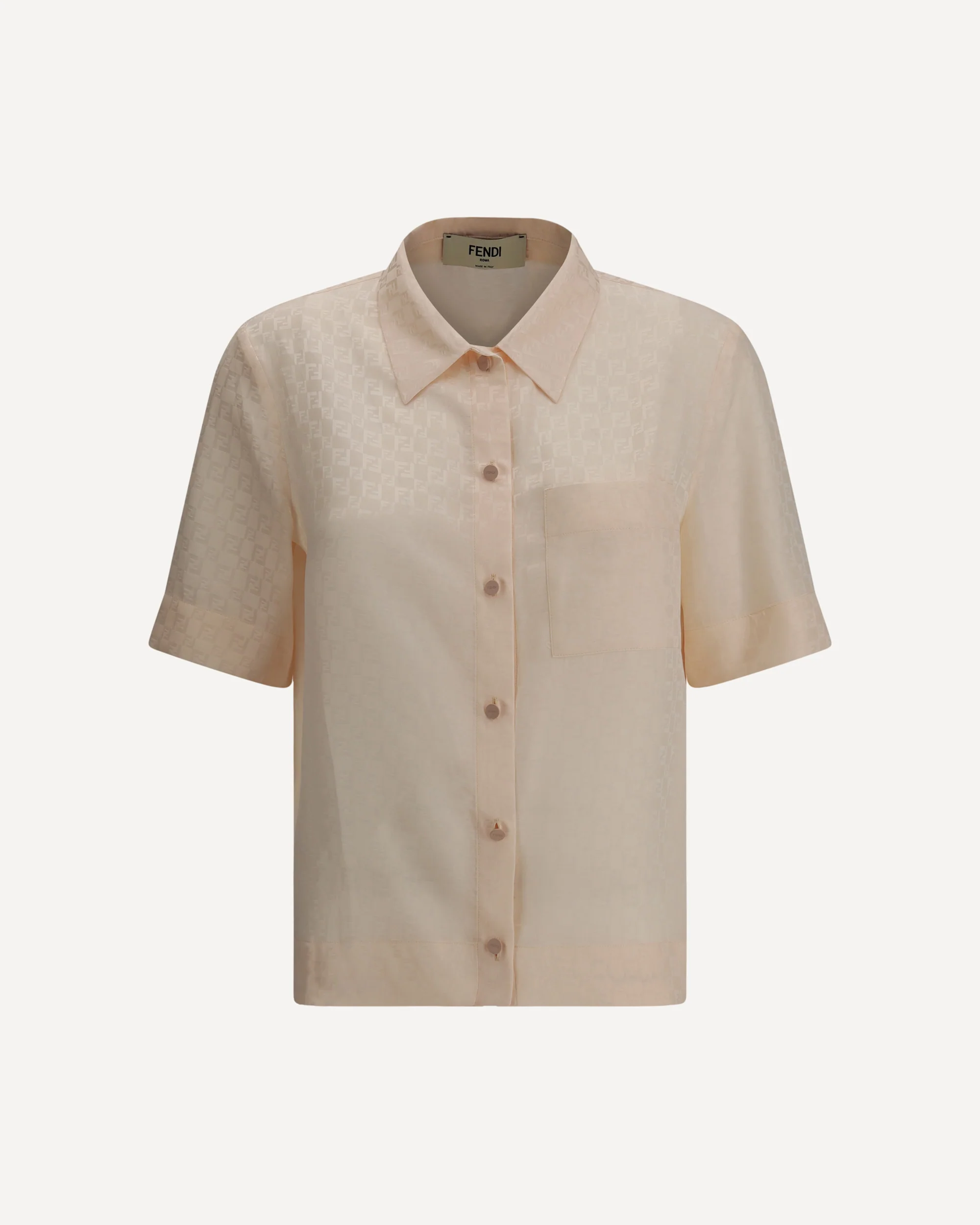FF pattern Silk Shirt - Image 3