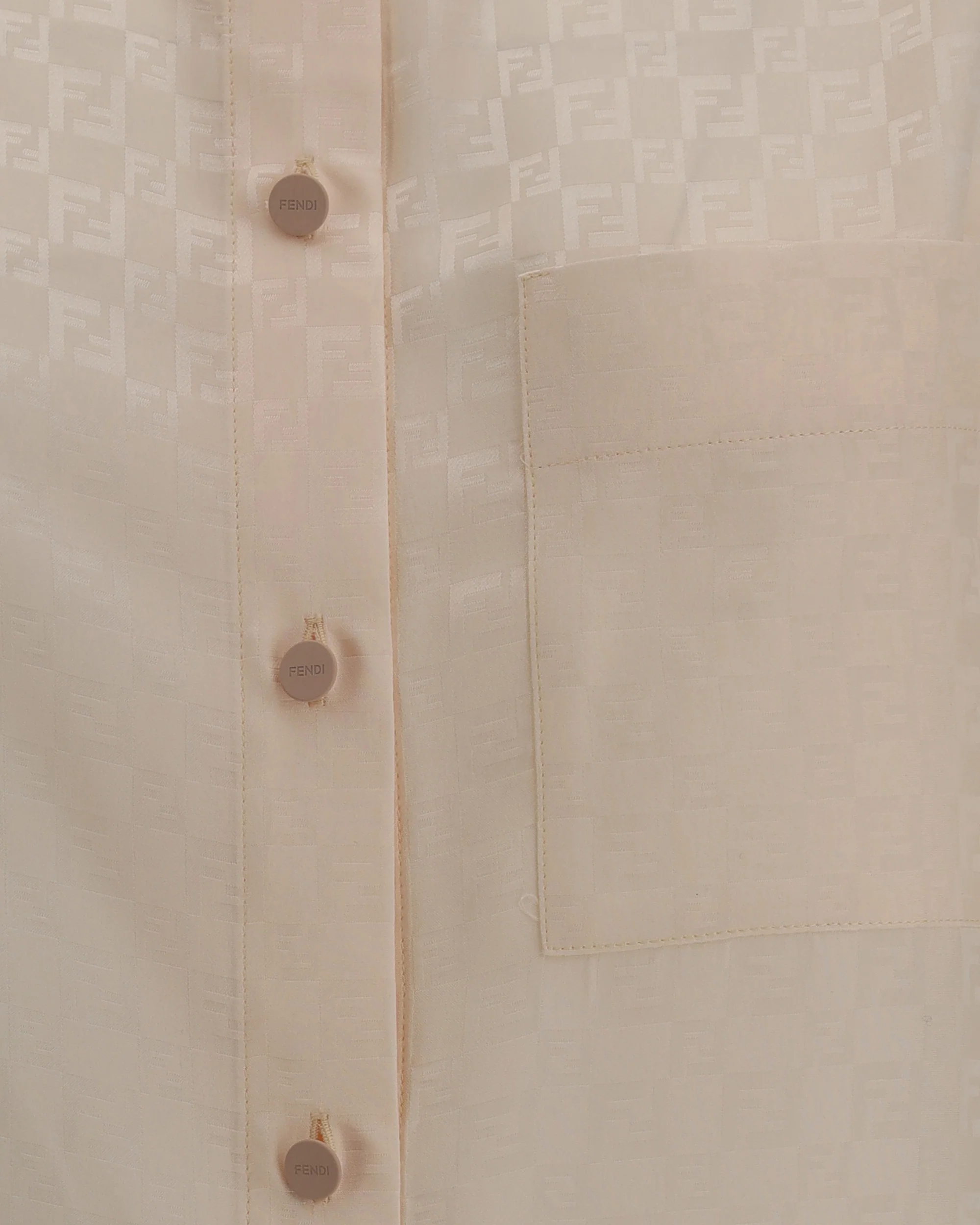 FF pattern Silk Shirt - Image 5