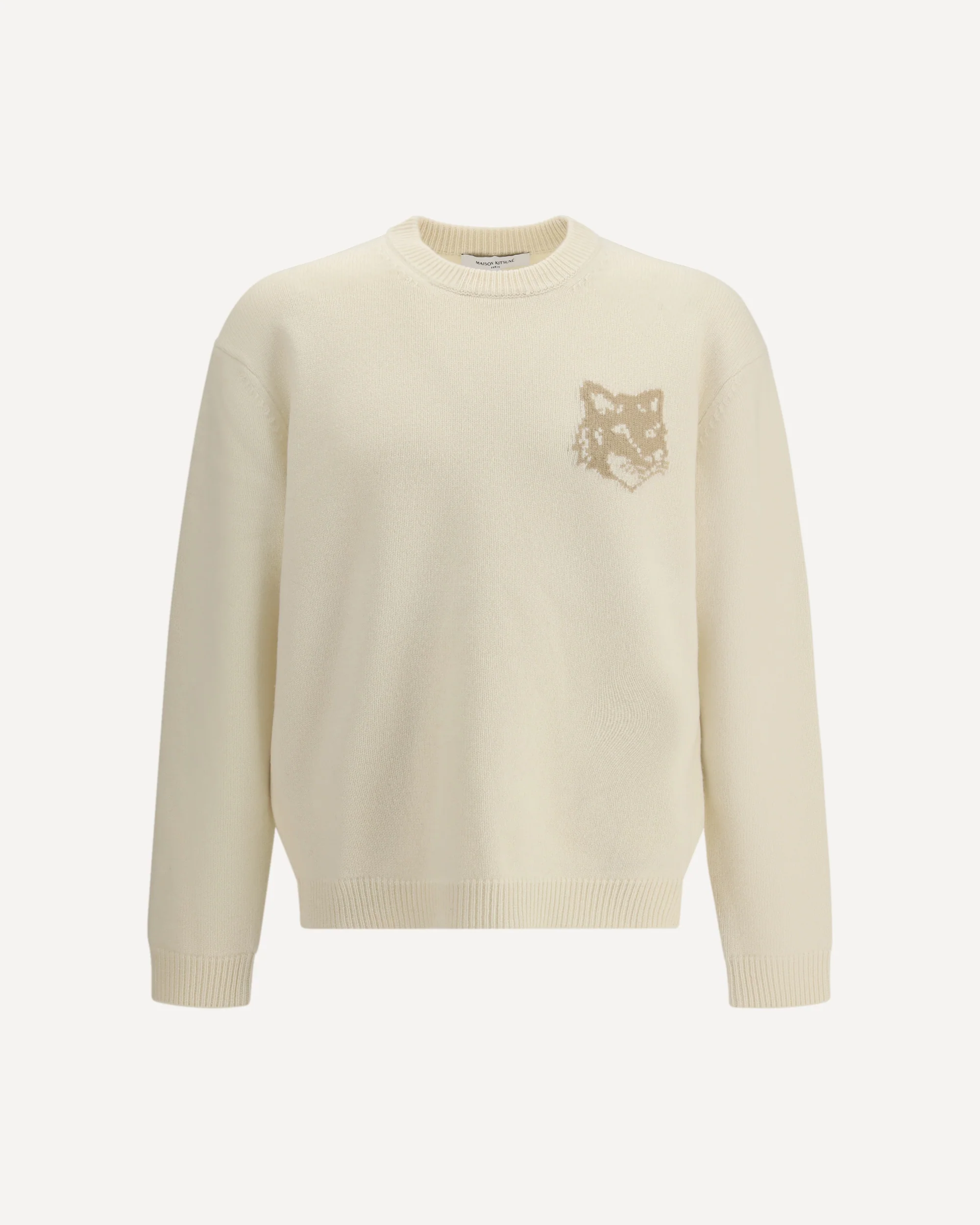 Fox Head Intarsia Merino Jumper - Image 3