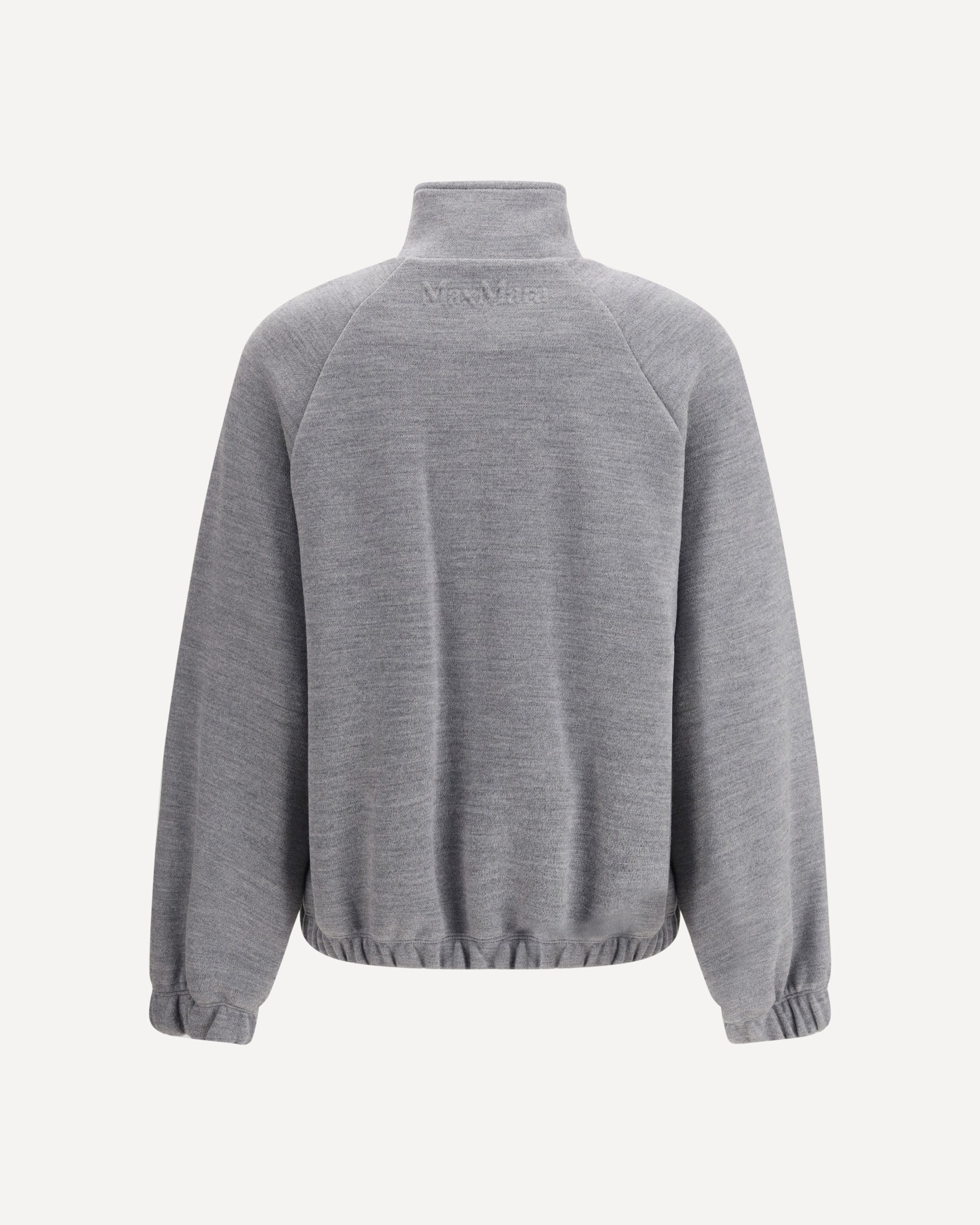 Sweatshirt in double wool and cotton jersey - Image 4