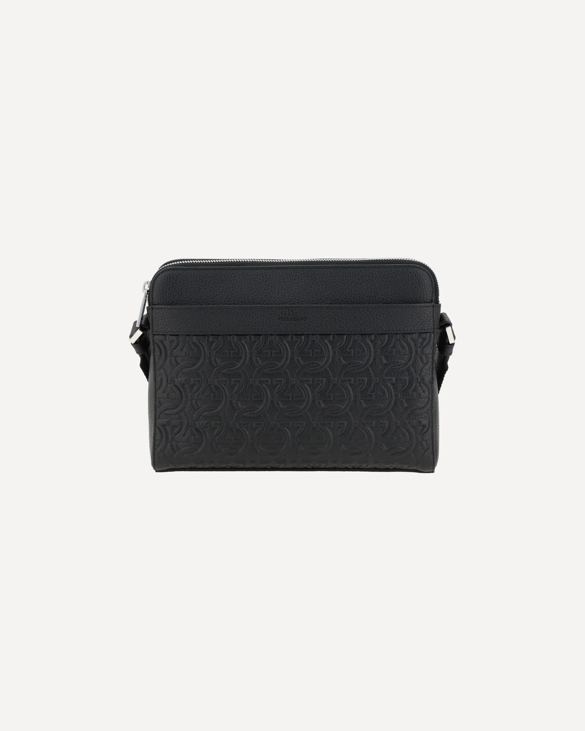 Gancini pattern Shoulder Bag - Image 3