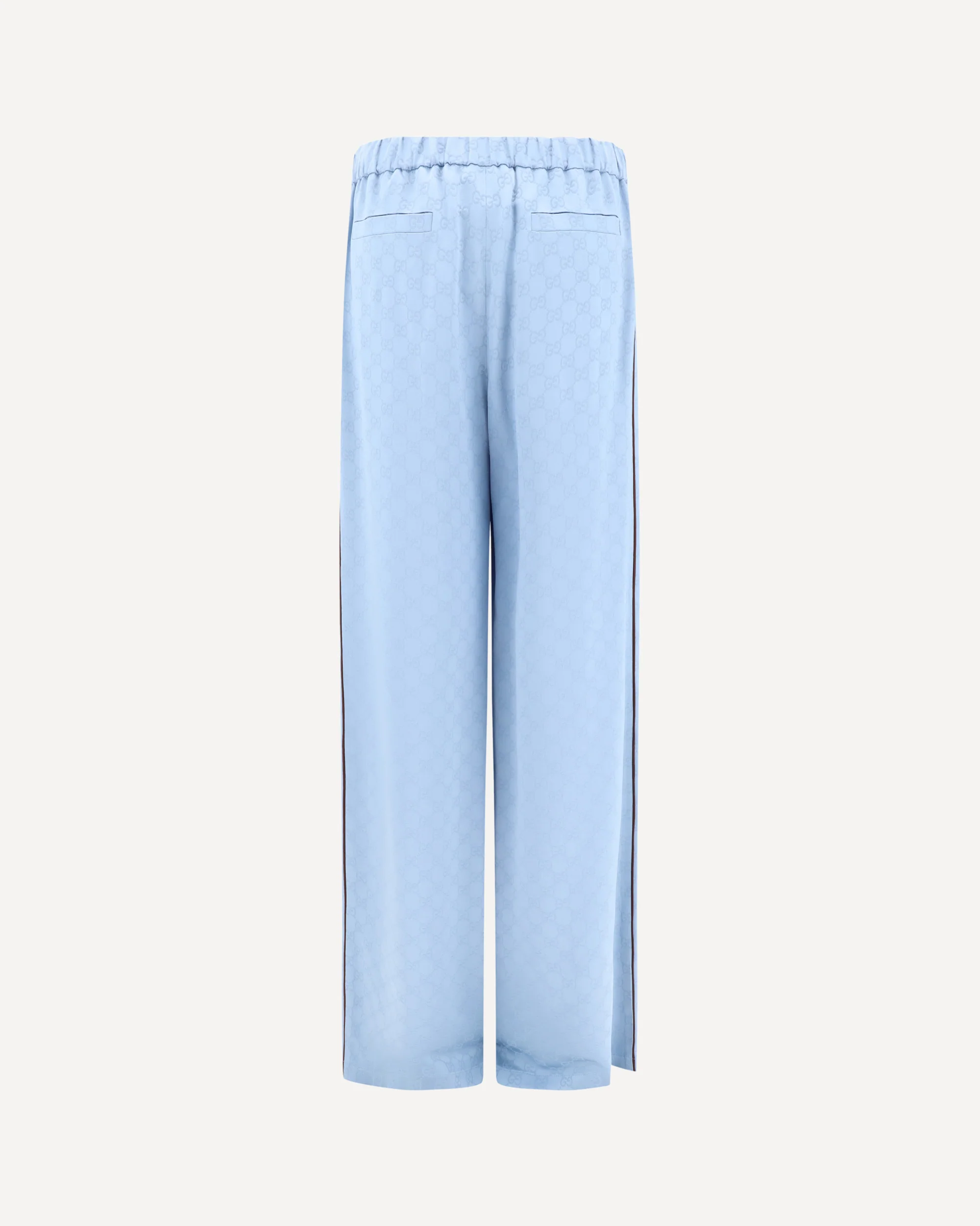 GG pattern satin Pants - Image 4