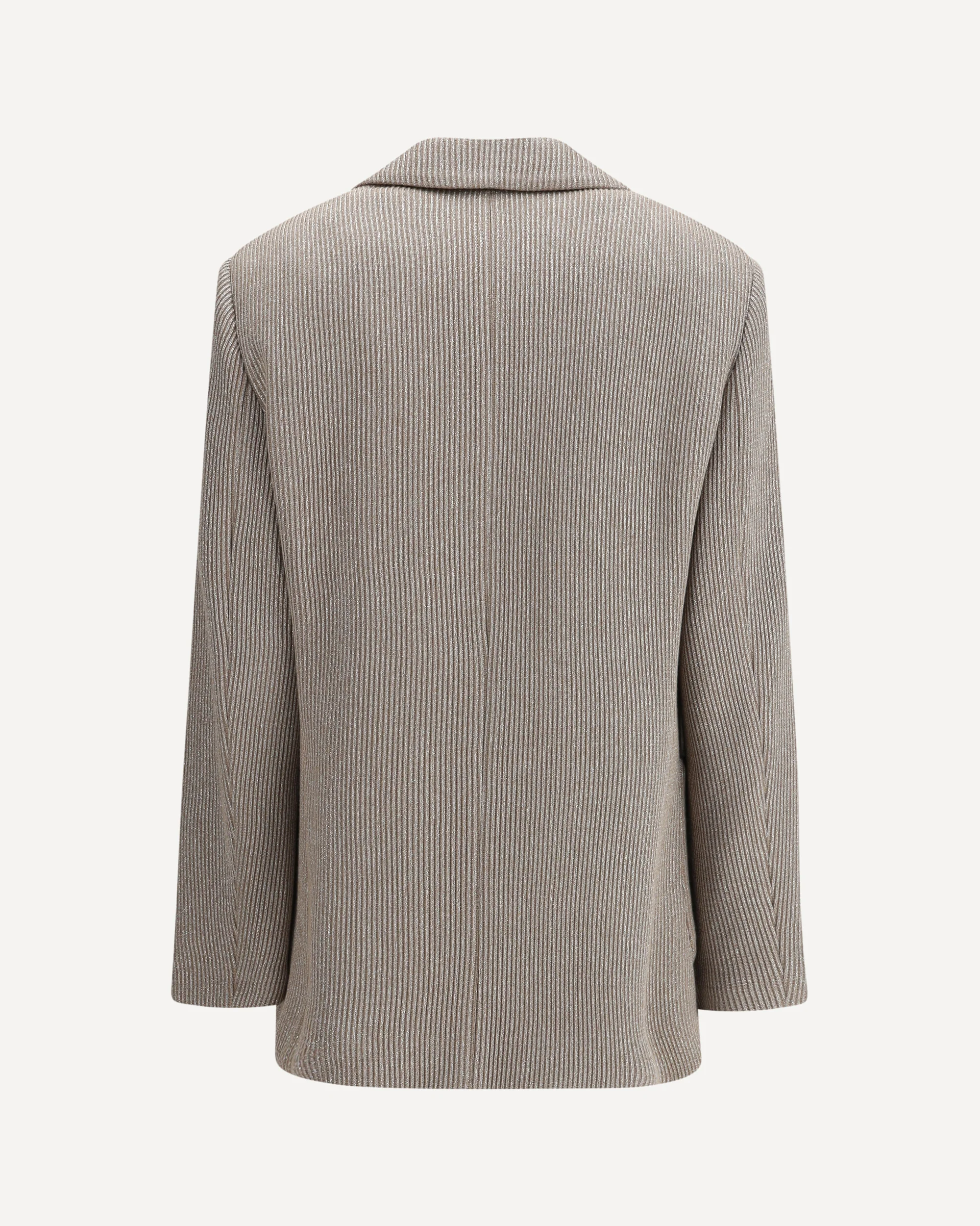 Ribbed deisgn lurex Jacket - Image 4