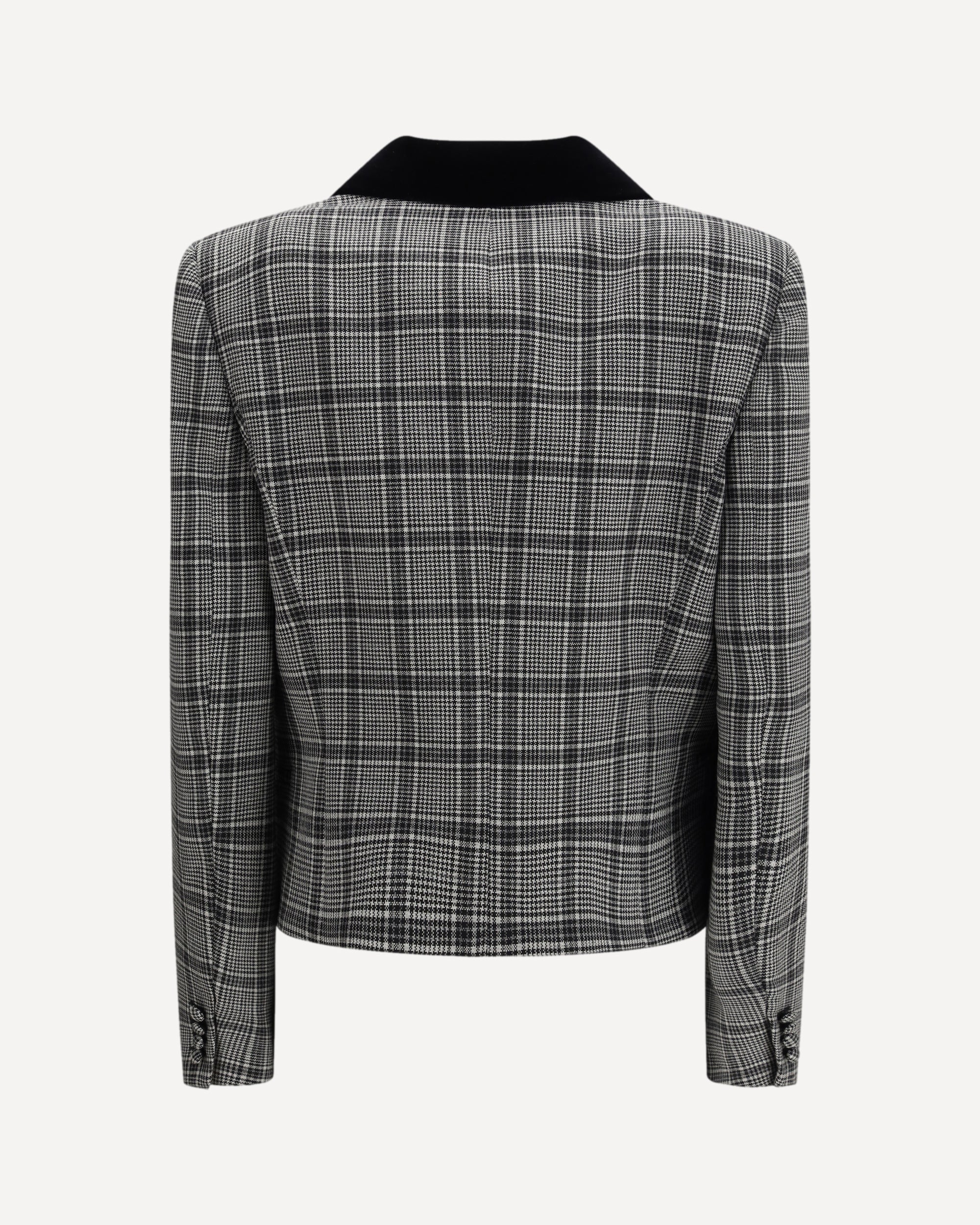 Wool check Jacket - Image 4