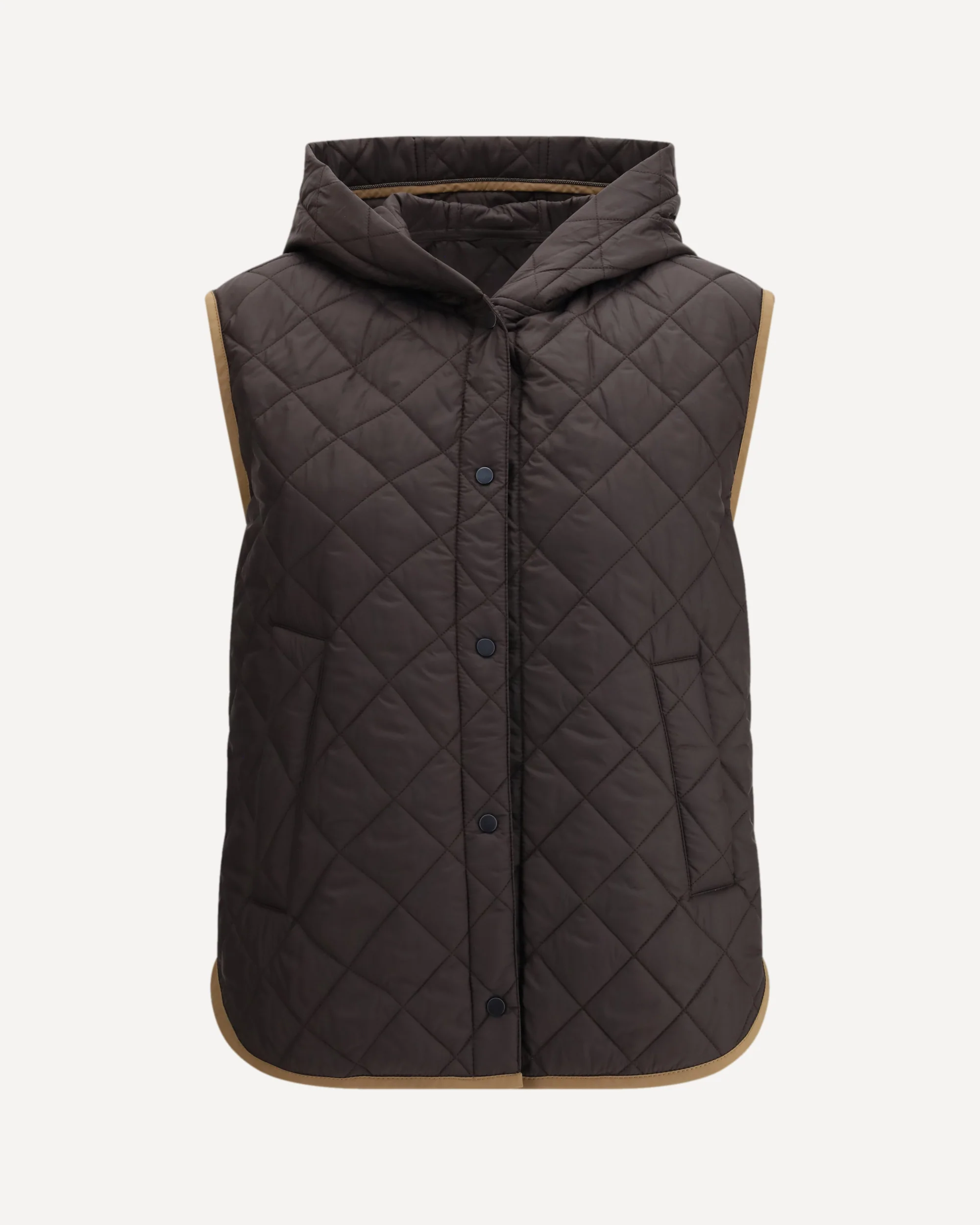 Hooded padded Gilet - Image 3