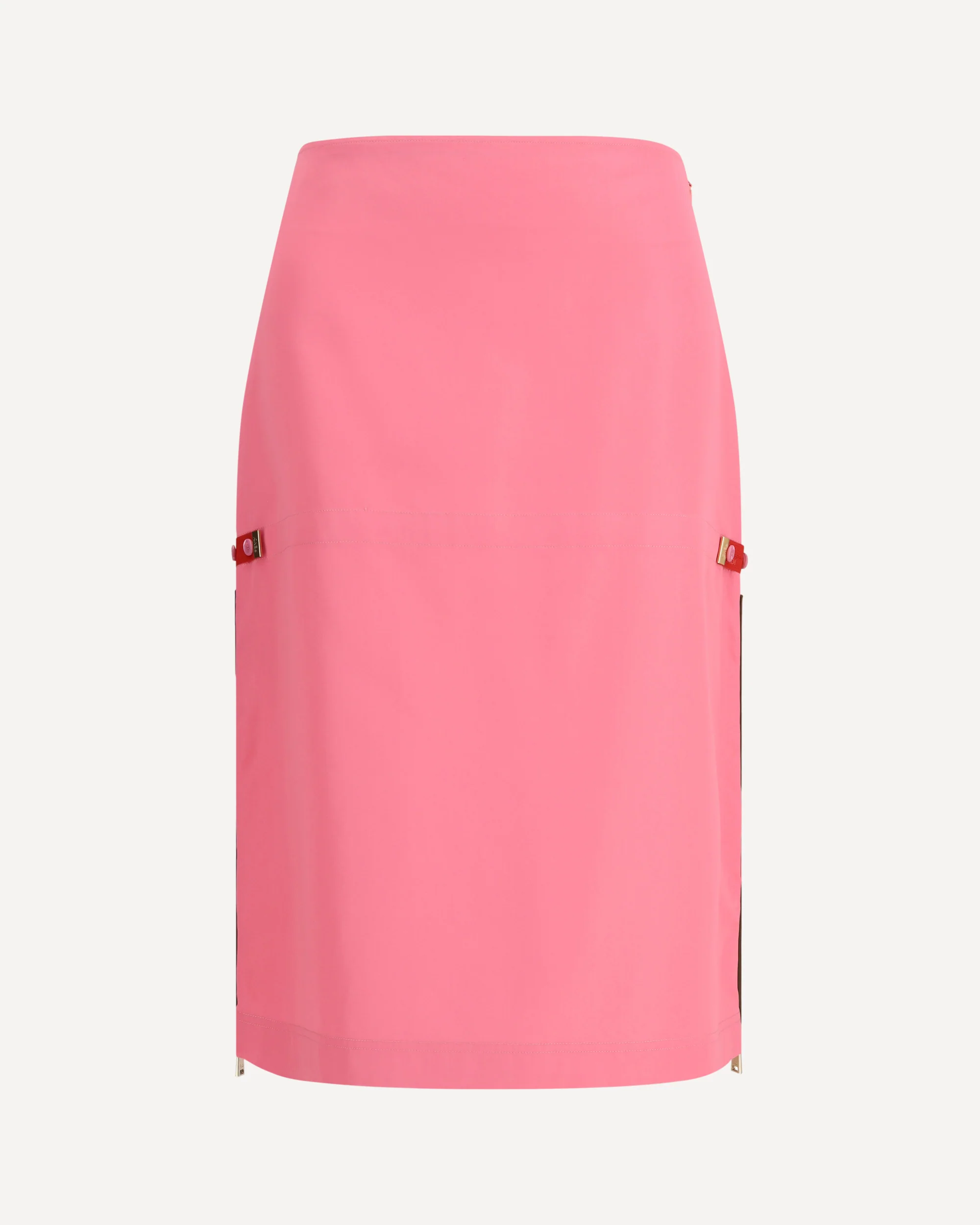 Midi Skirt with zip detailing and elasticated waist