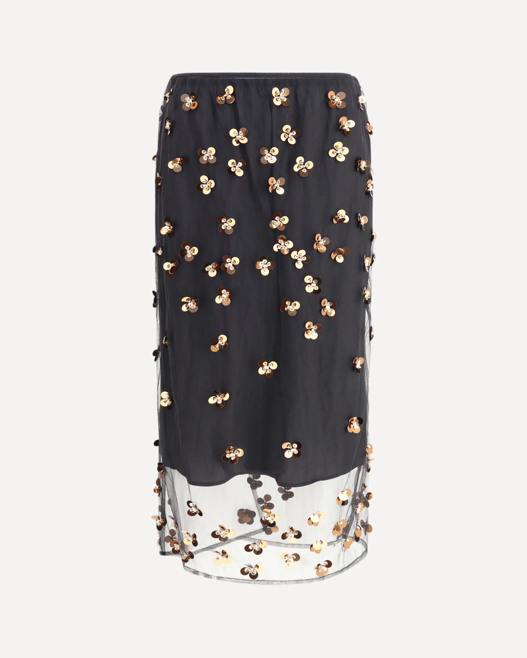 “Petites Étoiles” embroidered tulle Skirt