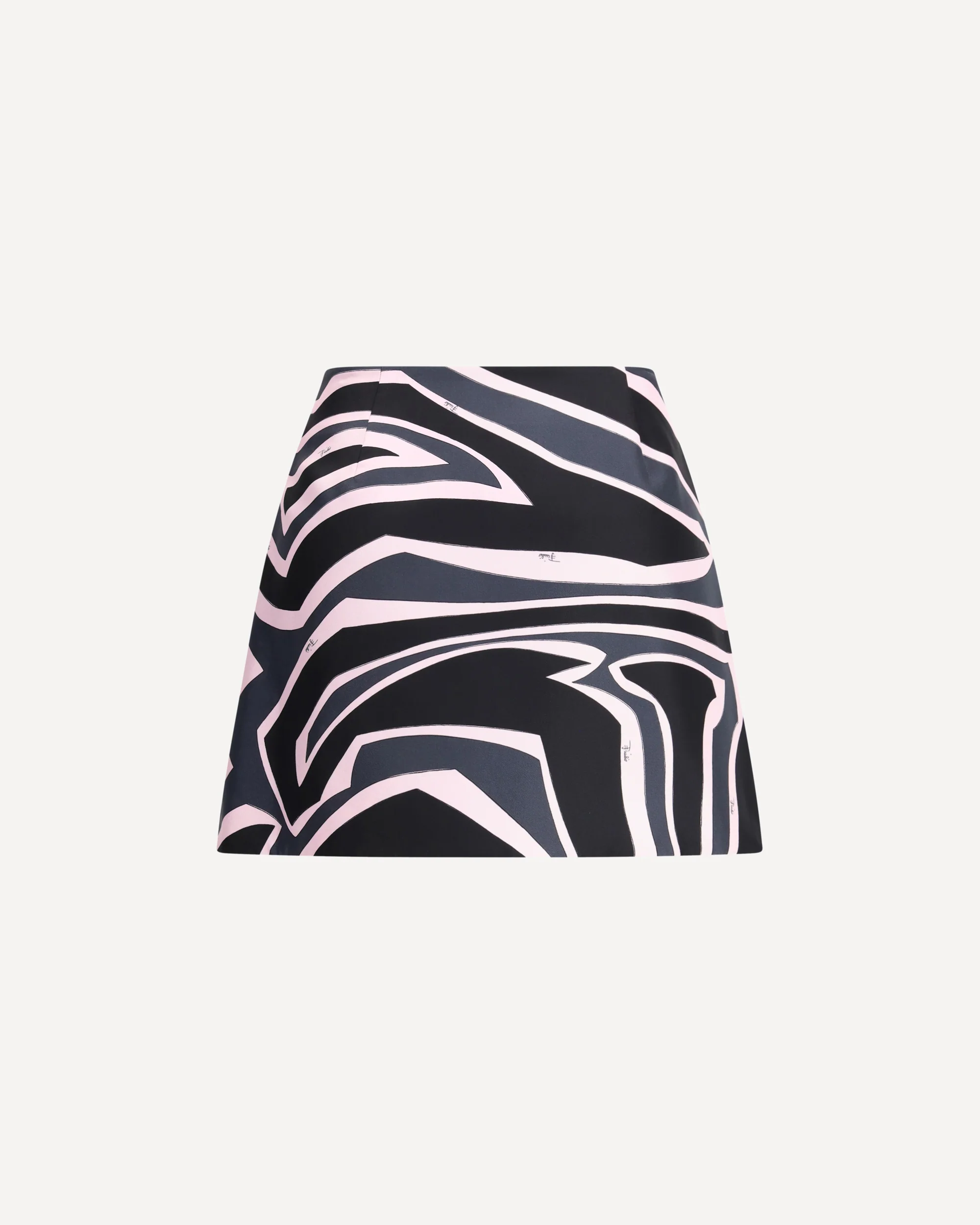 Wrap mini Skirt with Marmo print - Image 2