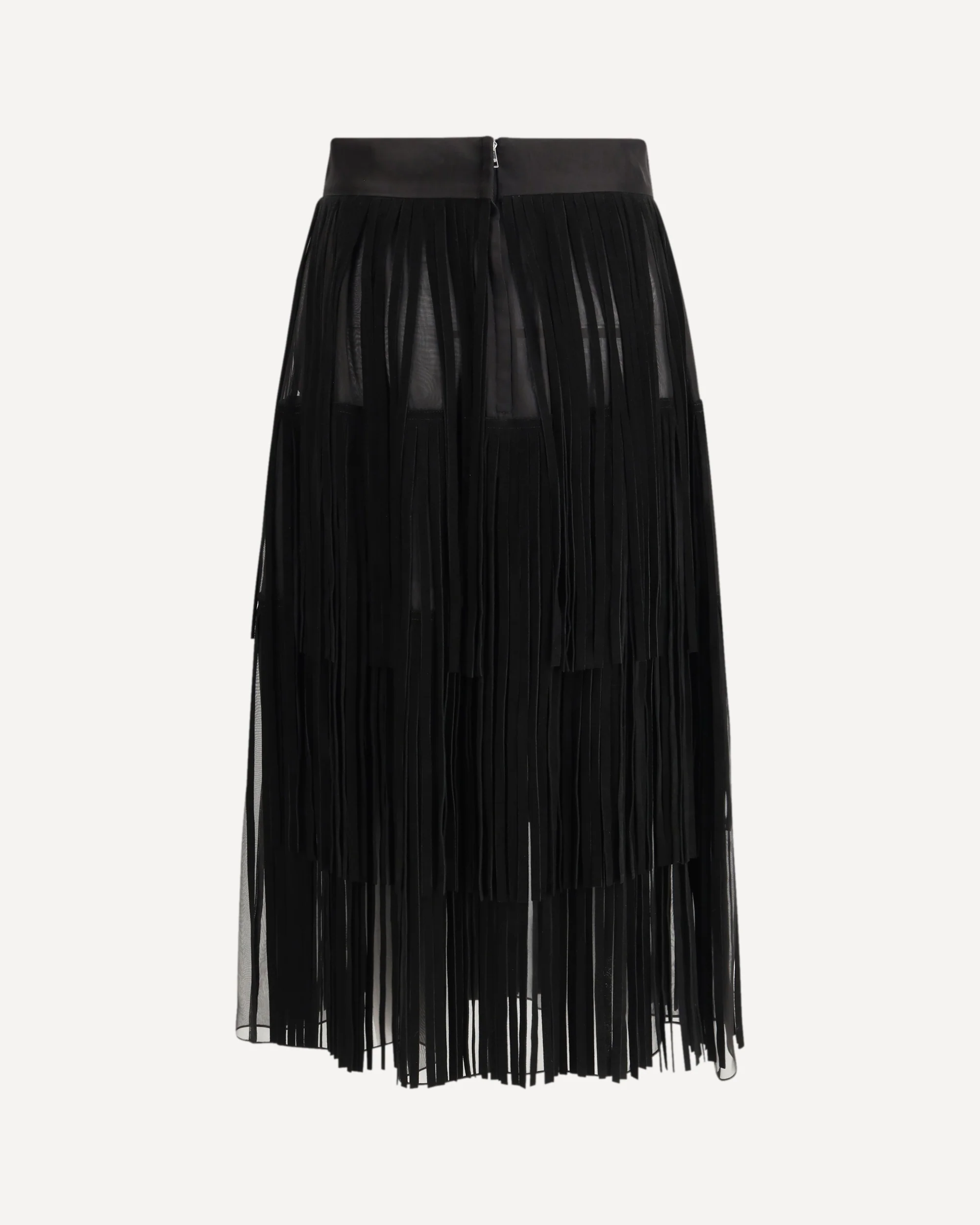 Organza Skirt with fringes - Image 4