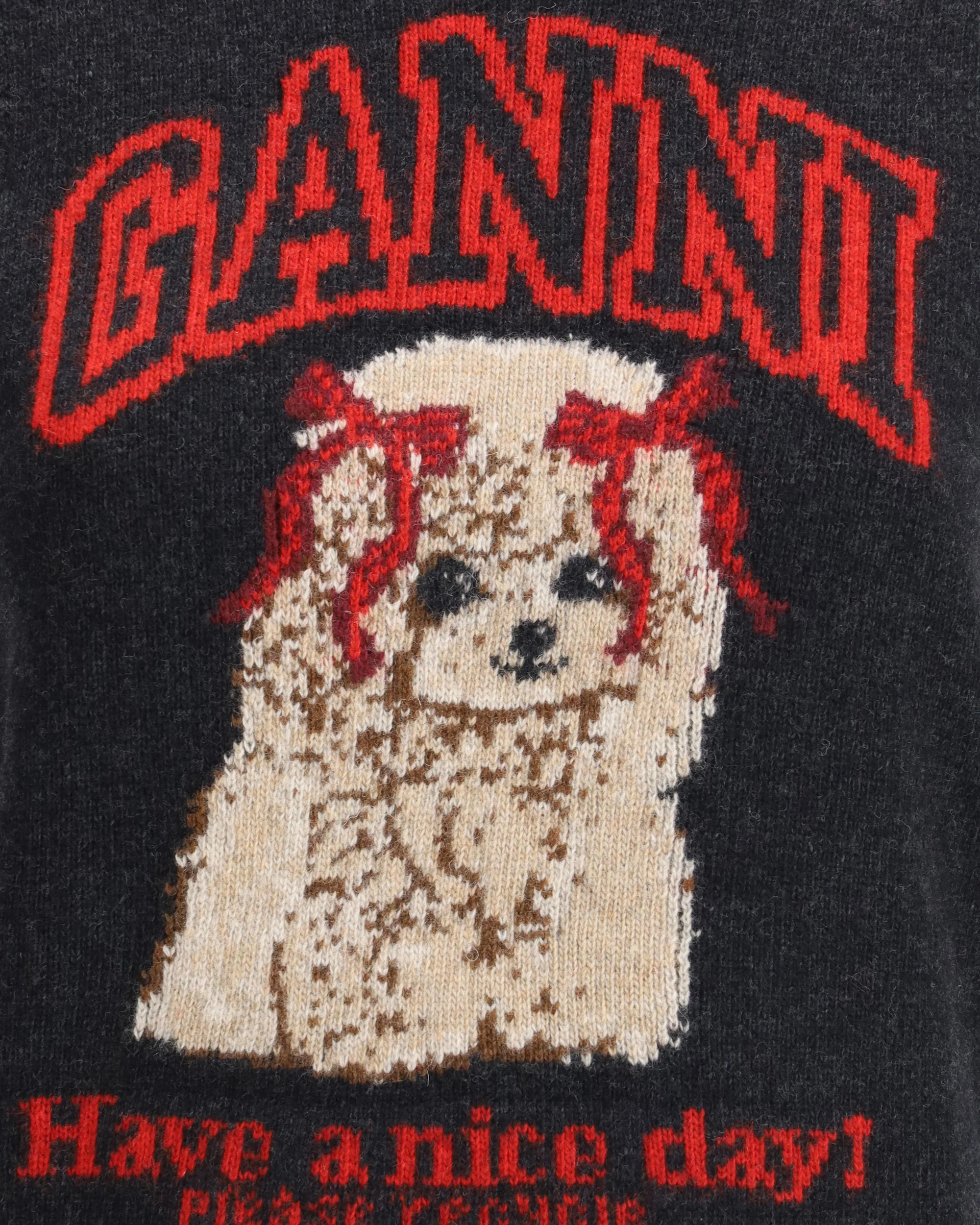 Graphic Wool Vest - Image 5