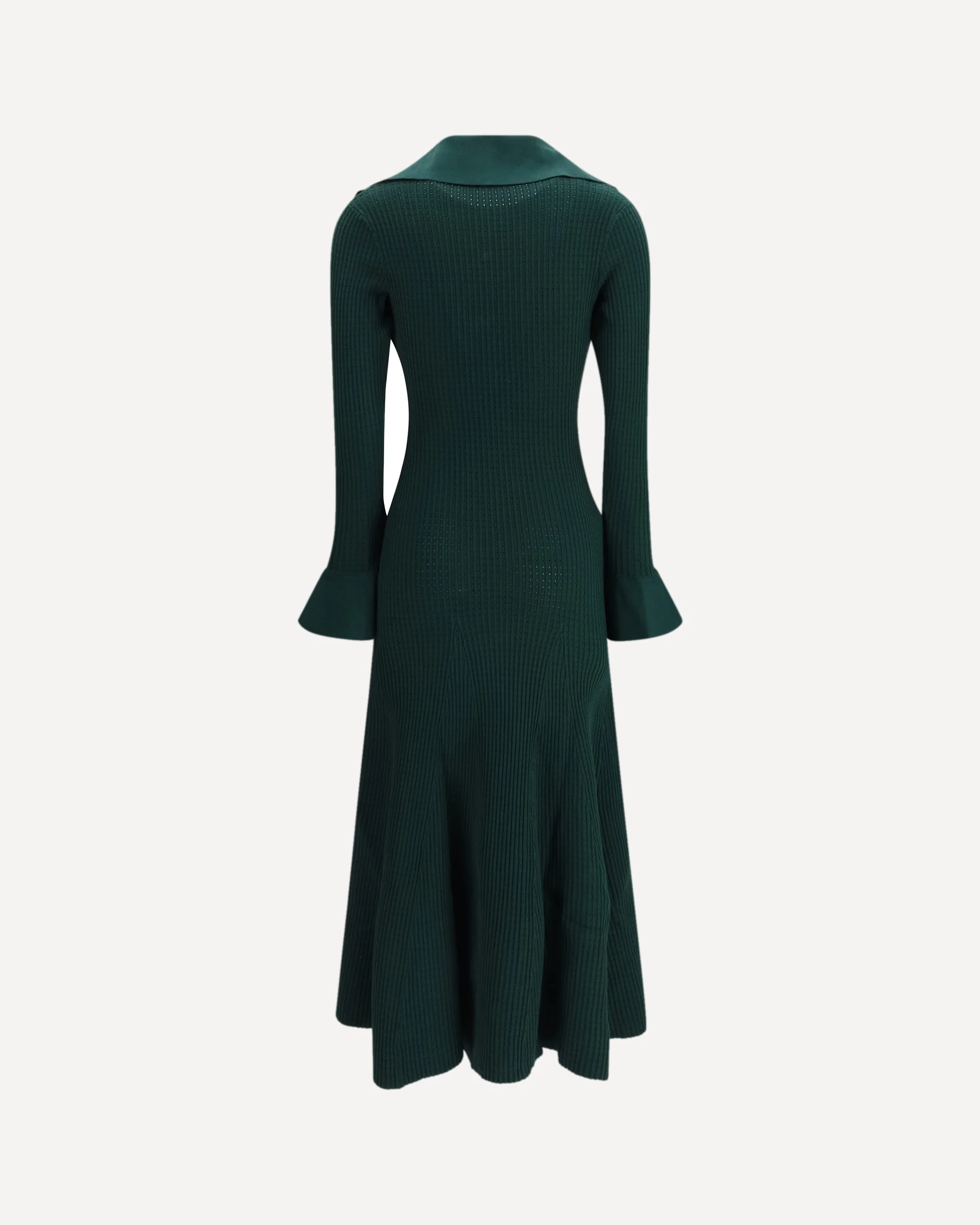 Keyhole knit midi Dress - Image 2