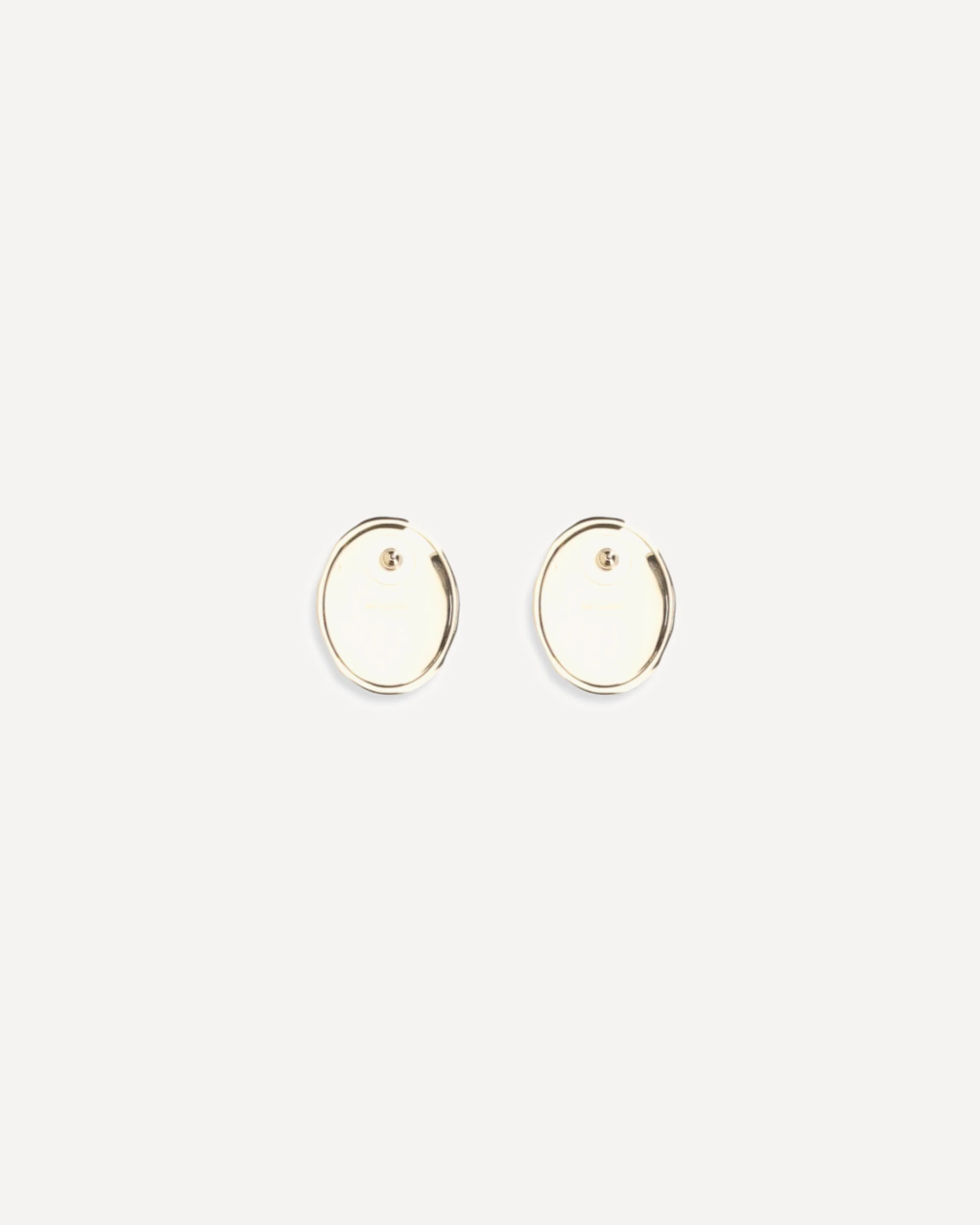 Hammered gold Earrings - Image 2