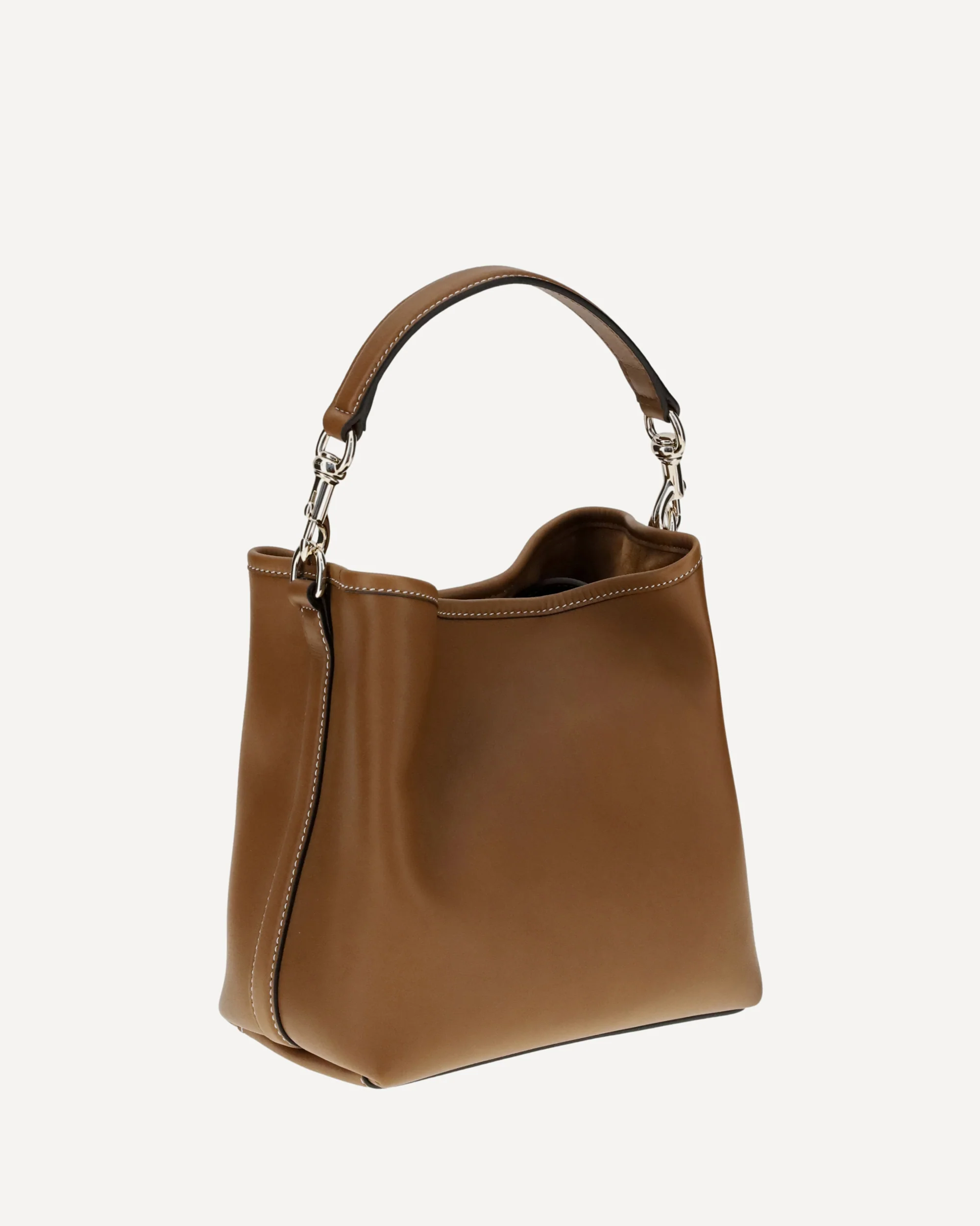 GG Emblem Leather Bucket Bag - Image 2