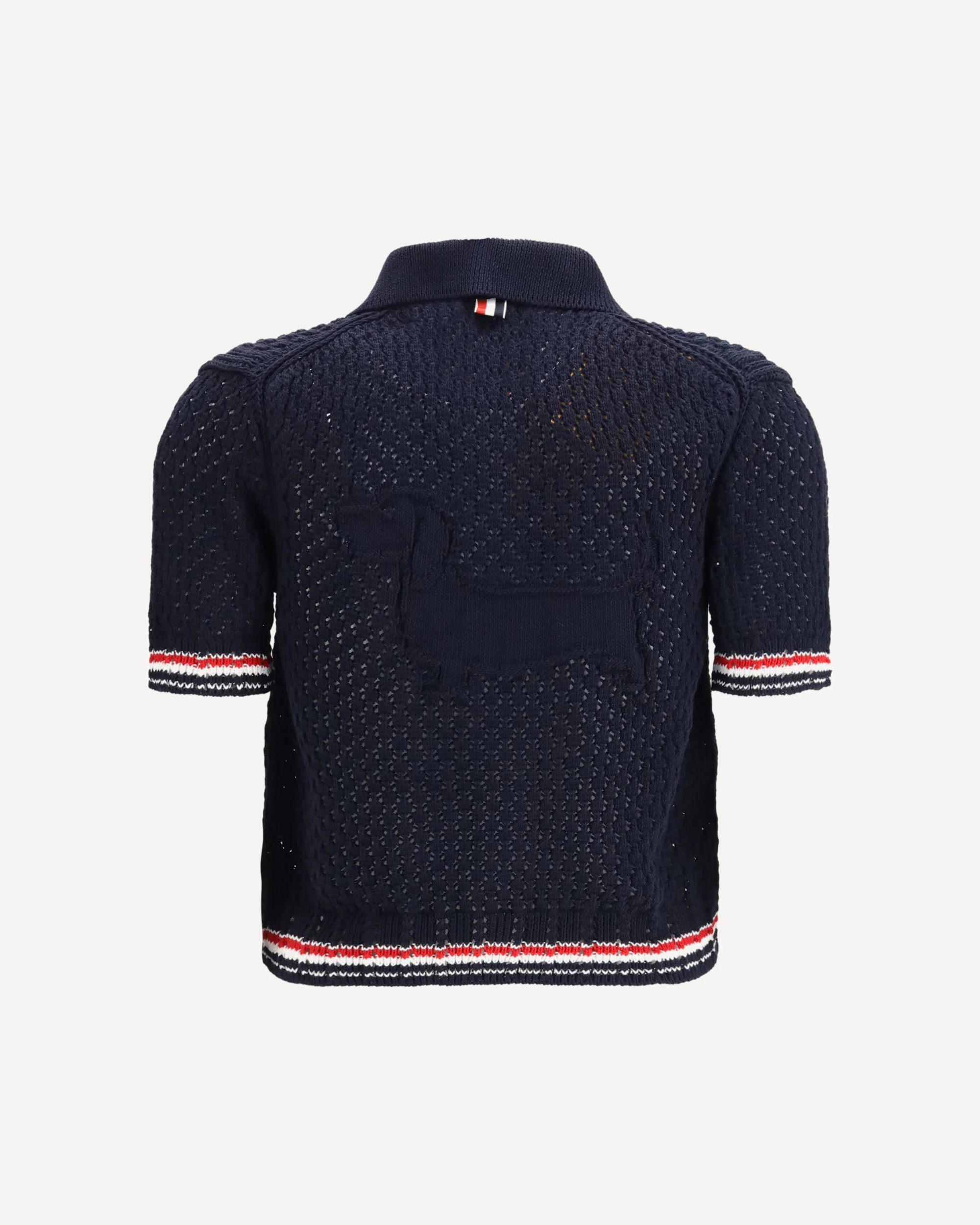 Hector Pointelle short-sleeve Cardigan - Image 2