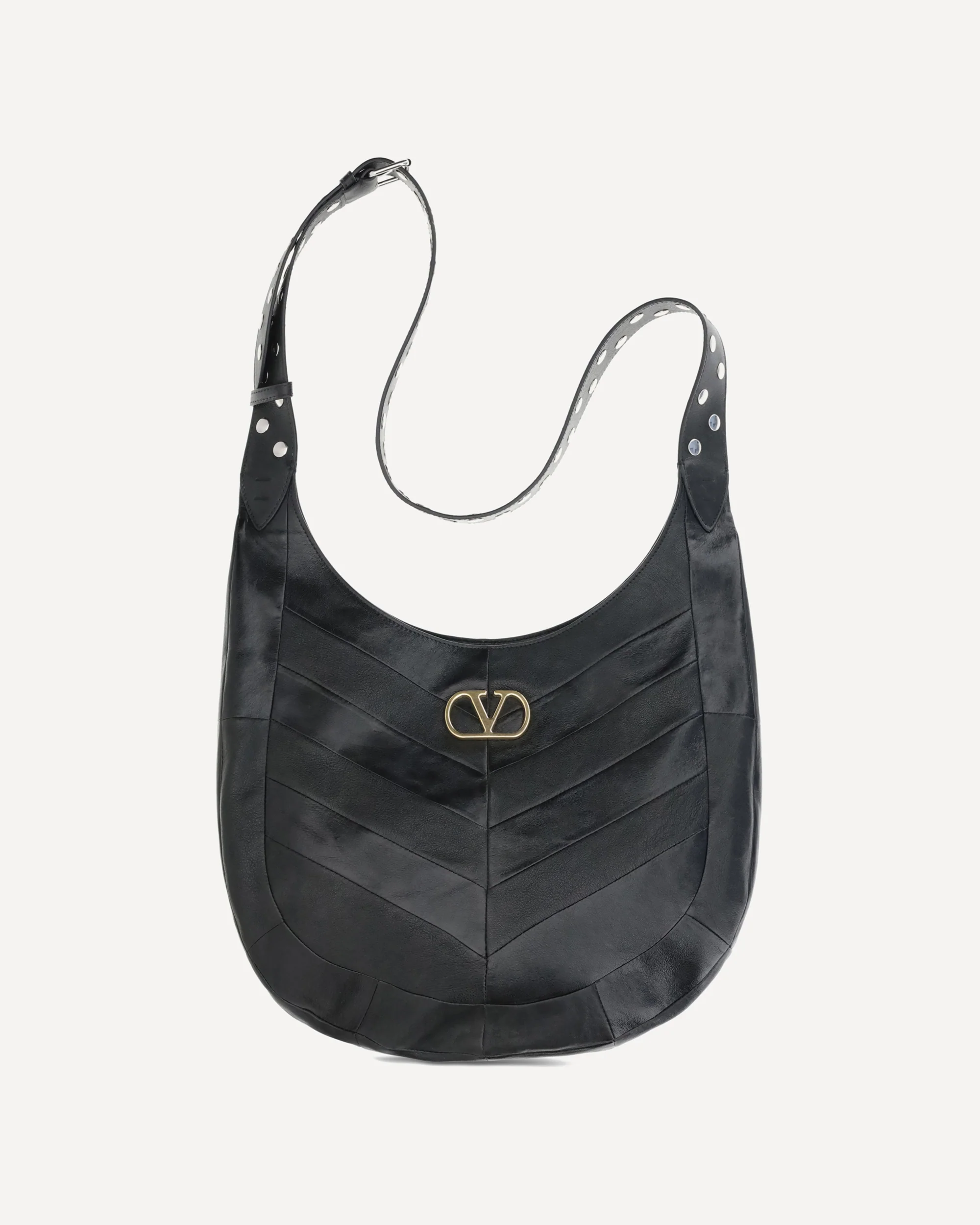 Shoulder Bag with a chevron motif - Image 3