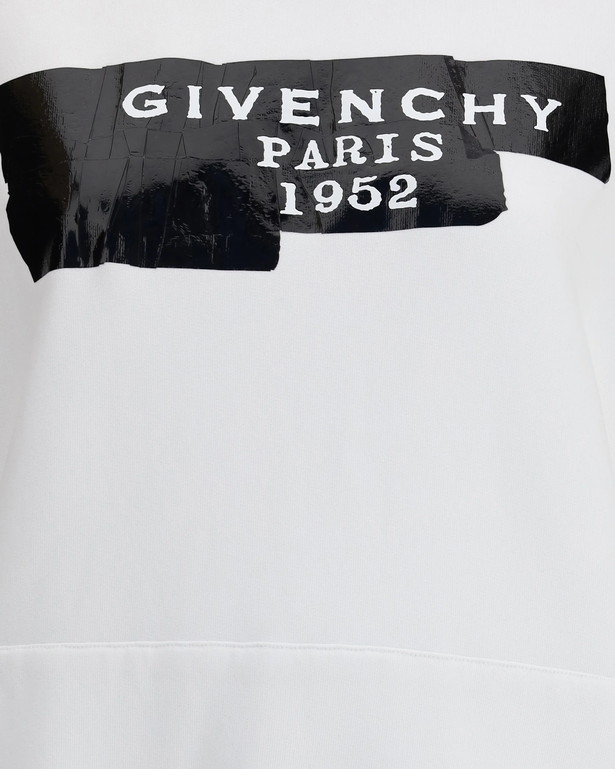 Gauzy fabric Hoodie with givenchy tape - Image 5