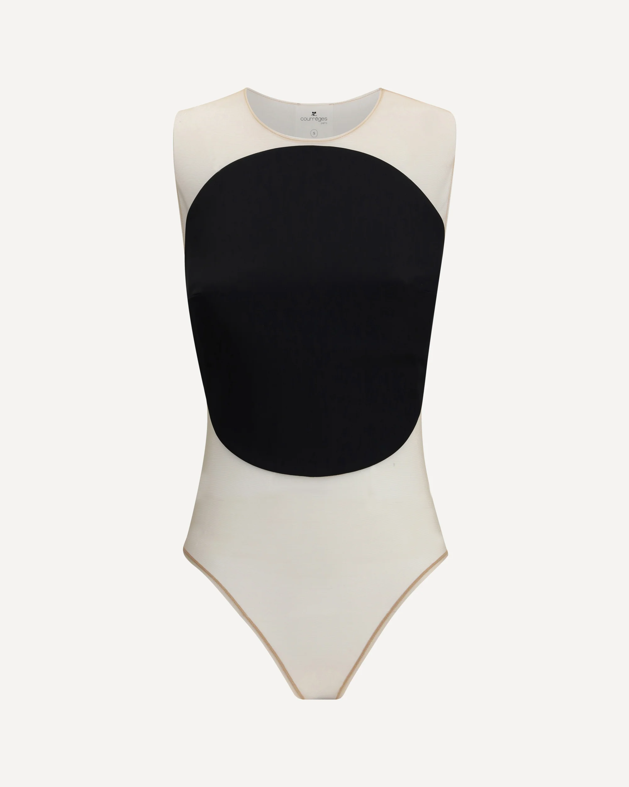 Satin illusion hoop Bodysuit - Image 3