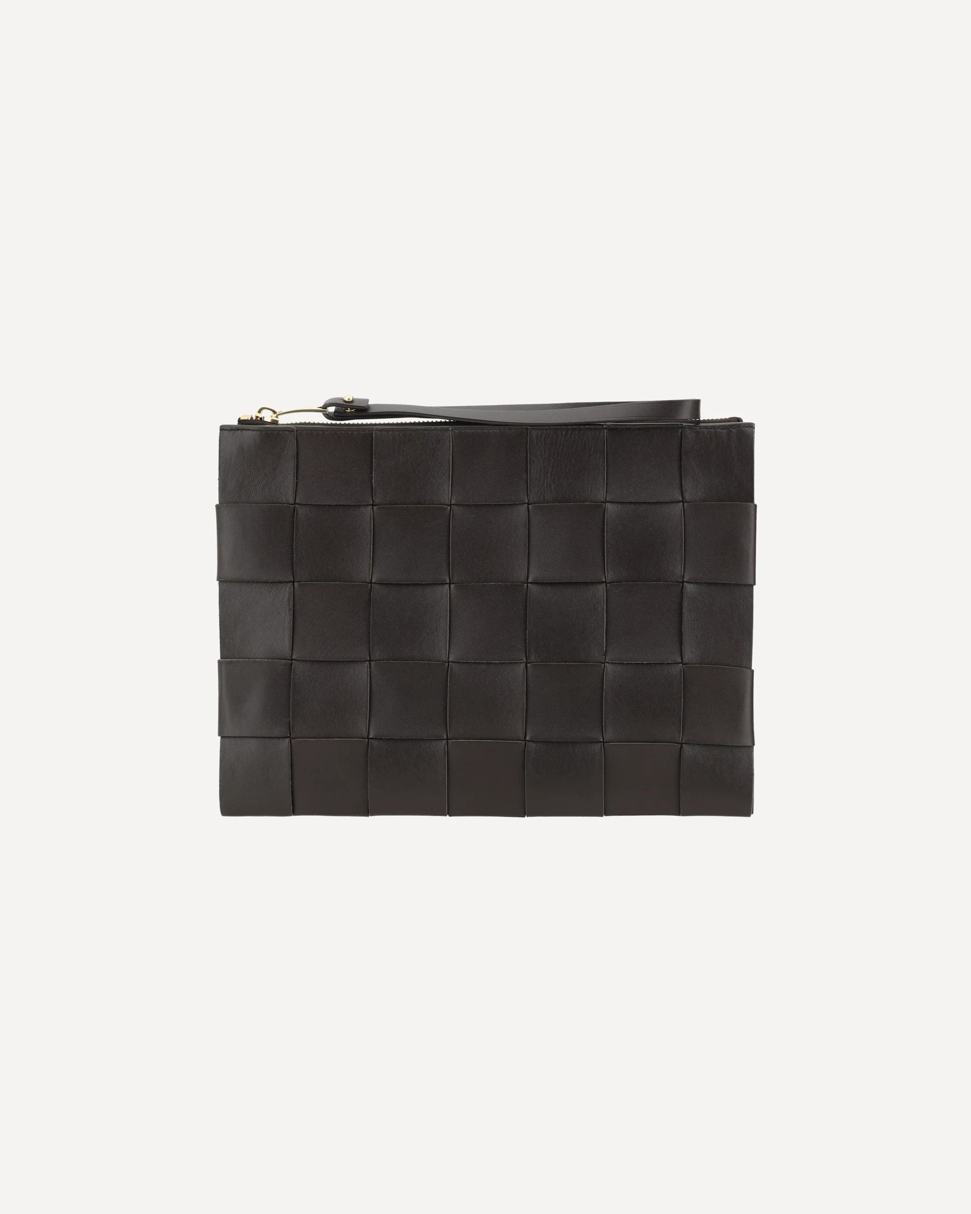 Woven leather Pouch Bag - Image 3