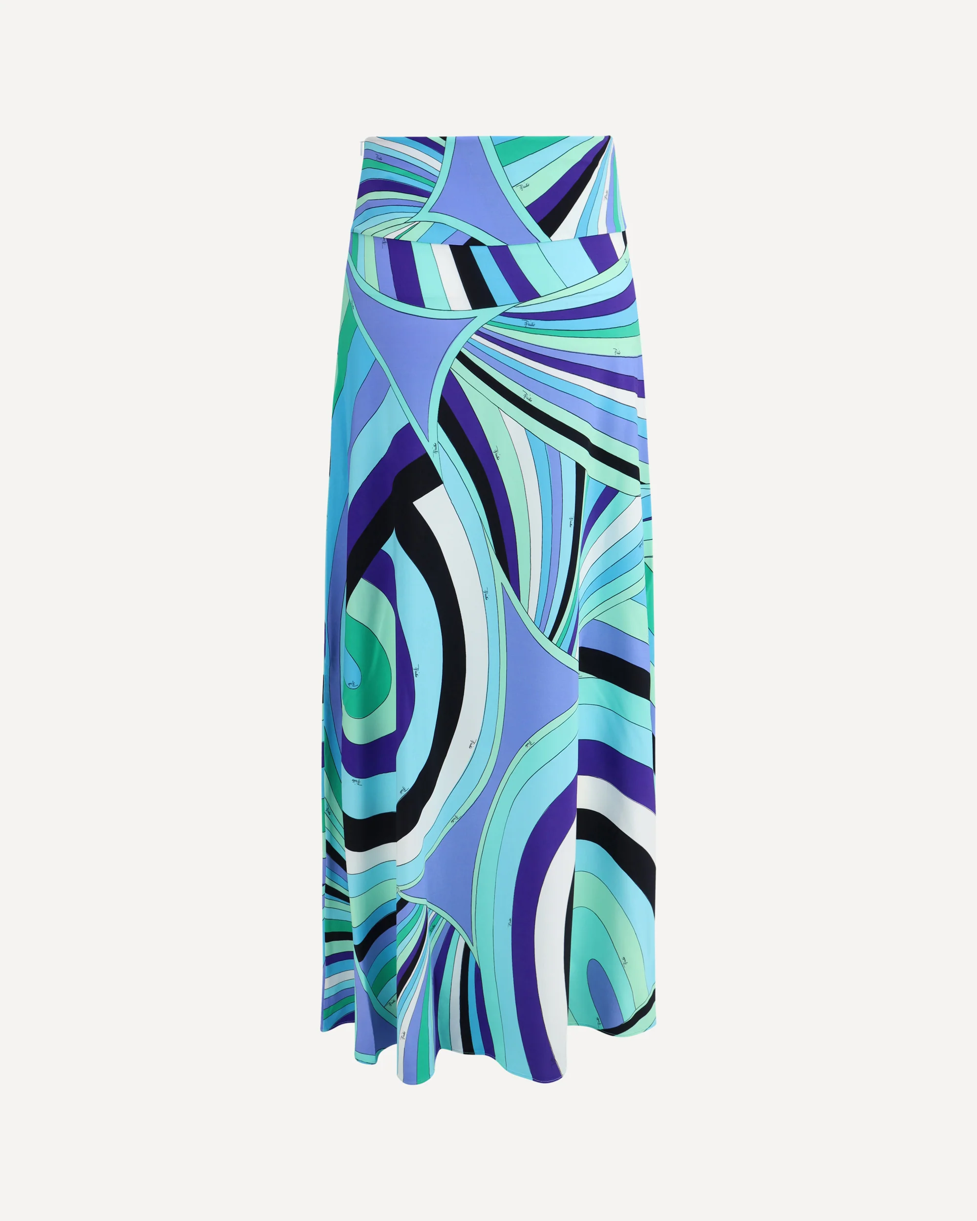 Iride print long Skirt - Image 4