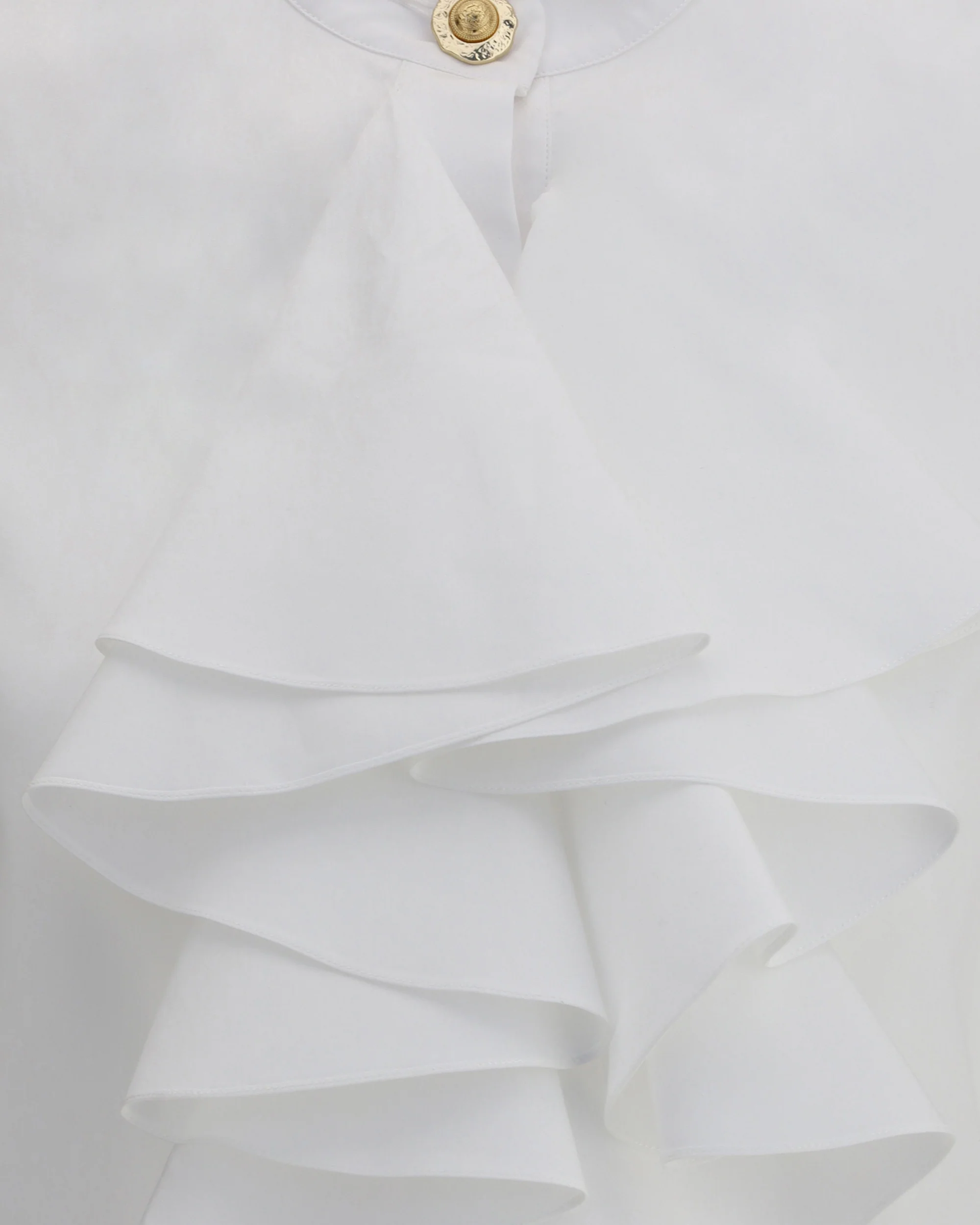 Poplin ruffle Shirt - Image 5
