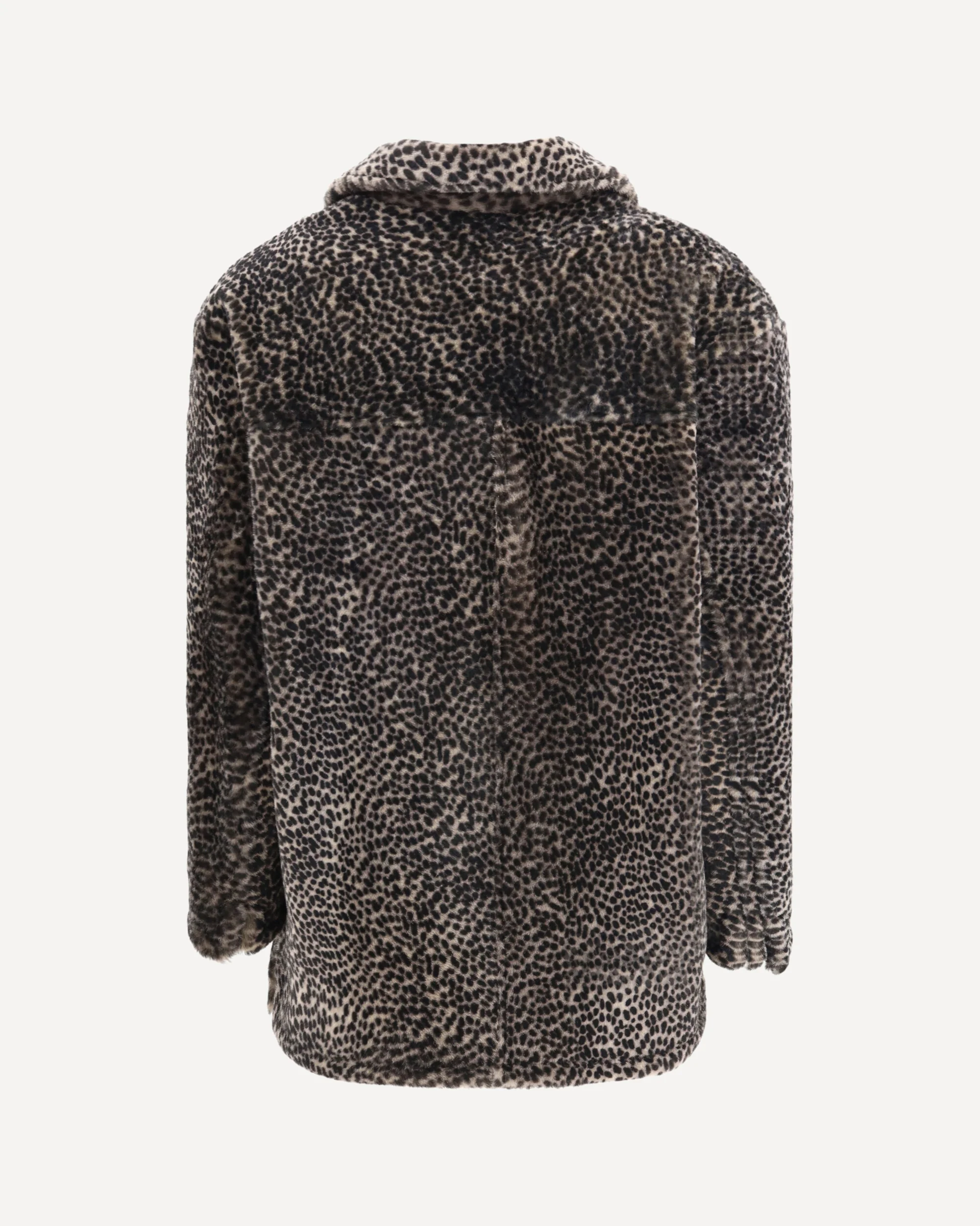 Spotted patterned Fur Jacket - Image 2