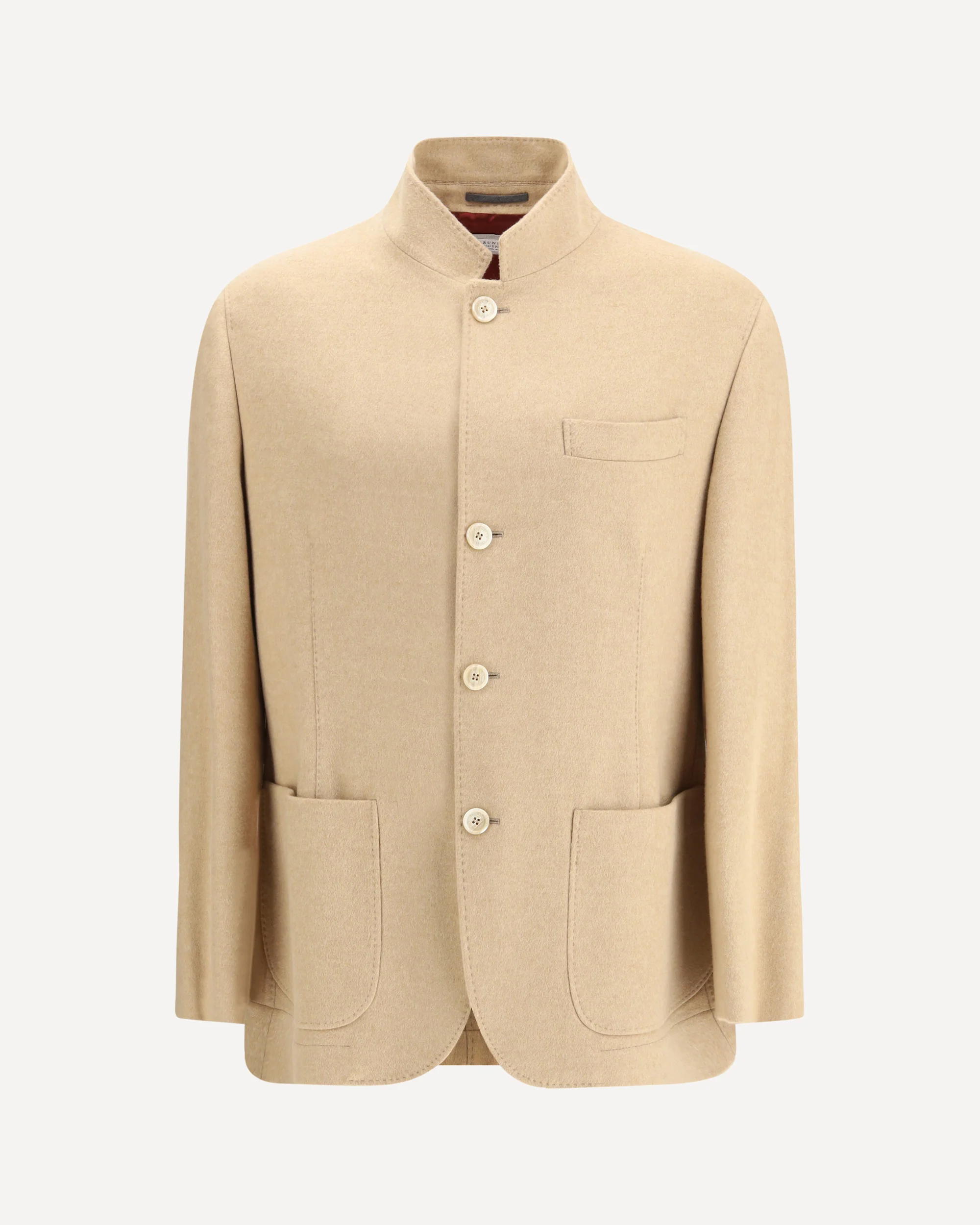 Cashmere and vicuña Shirt Jacket - Image 3