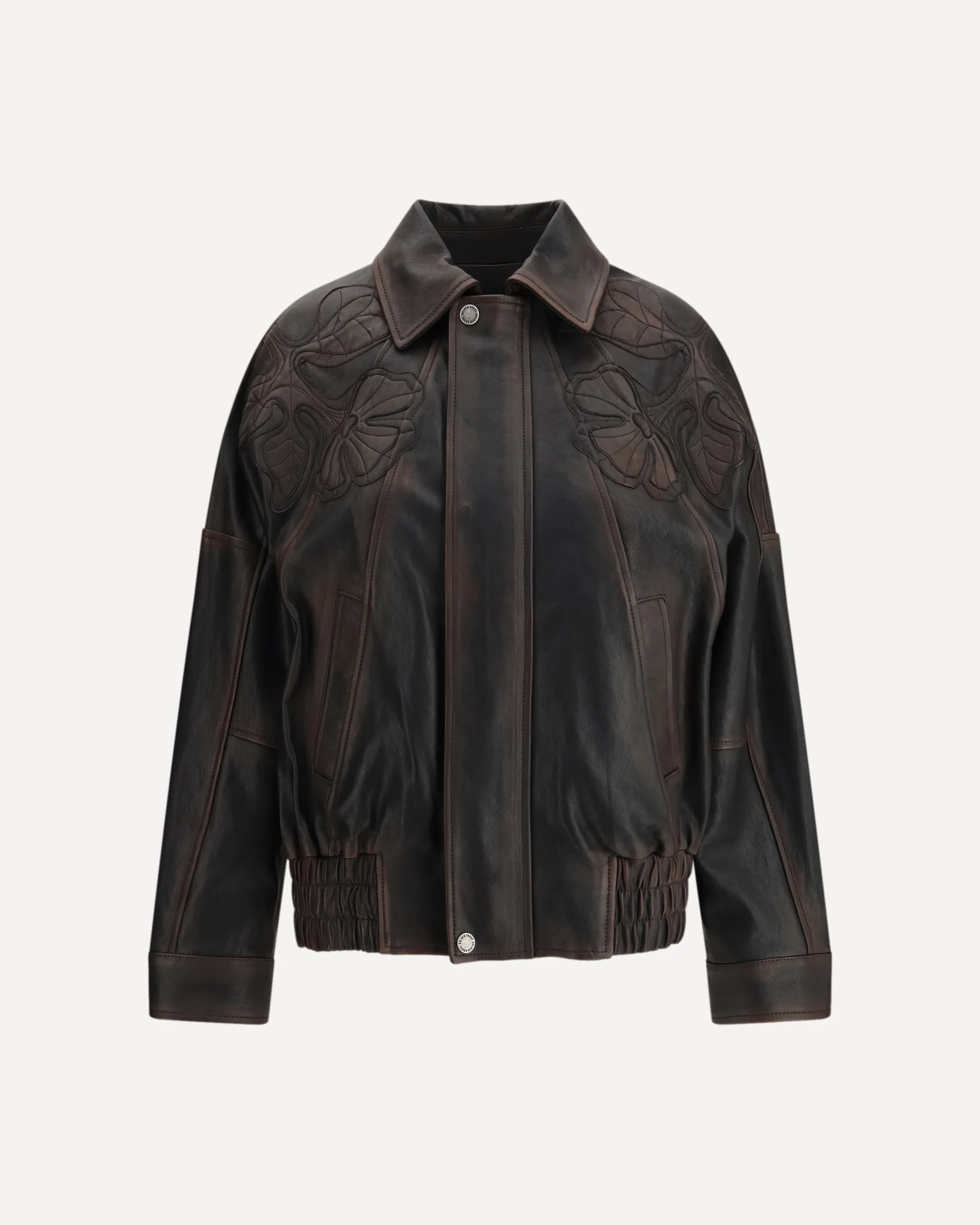 Nappa leather bomber Jacket - Image 3