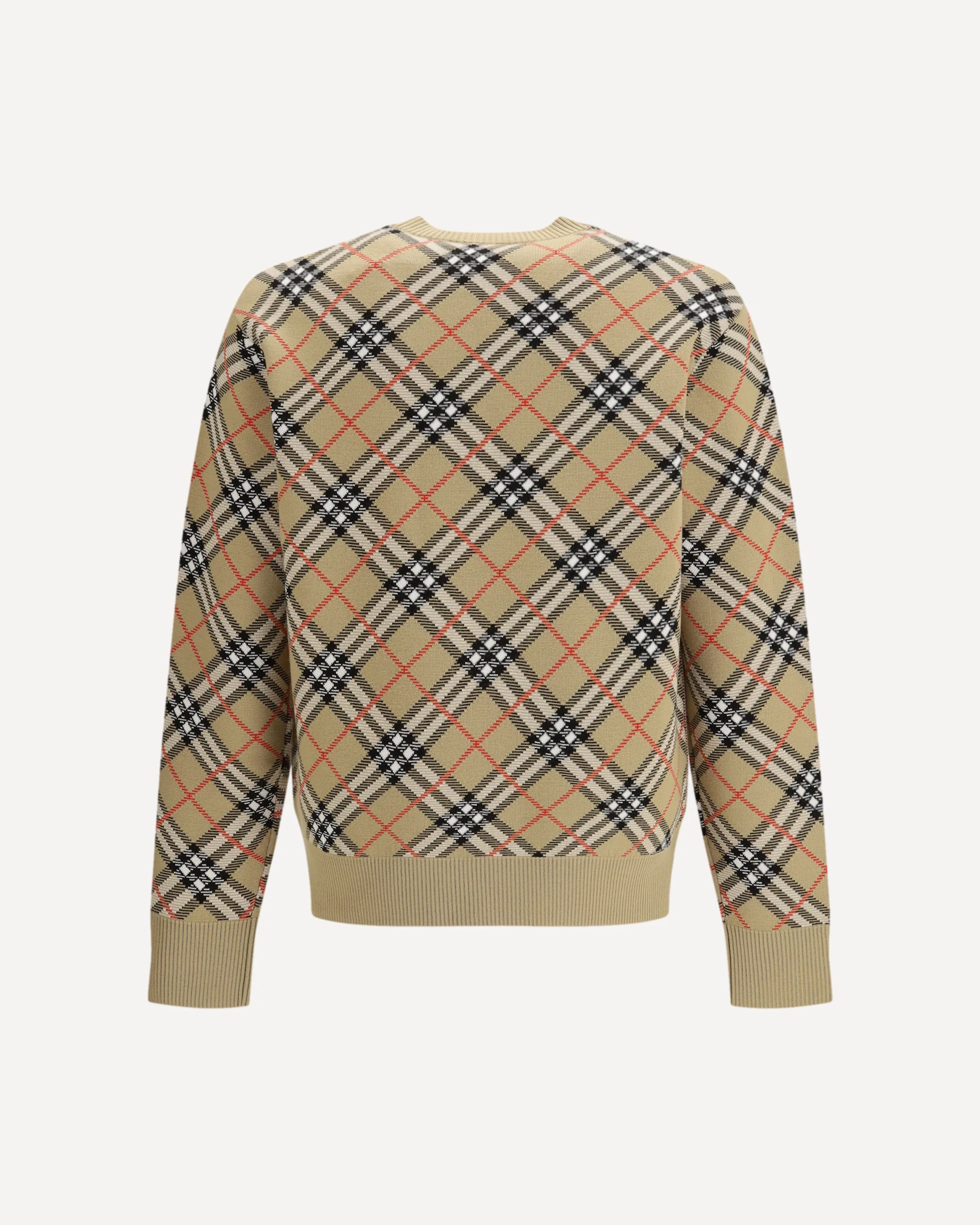 Wool Check Sweater - Image 2