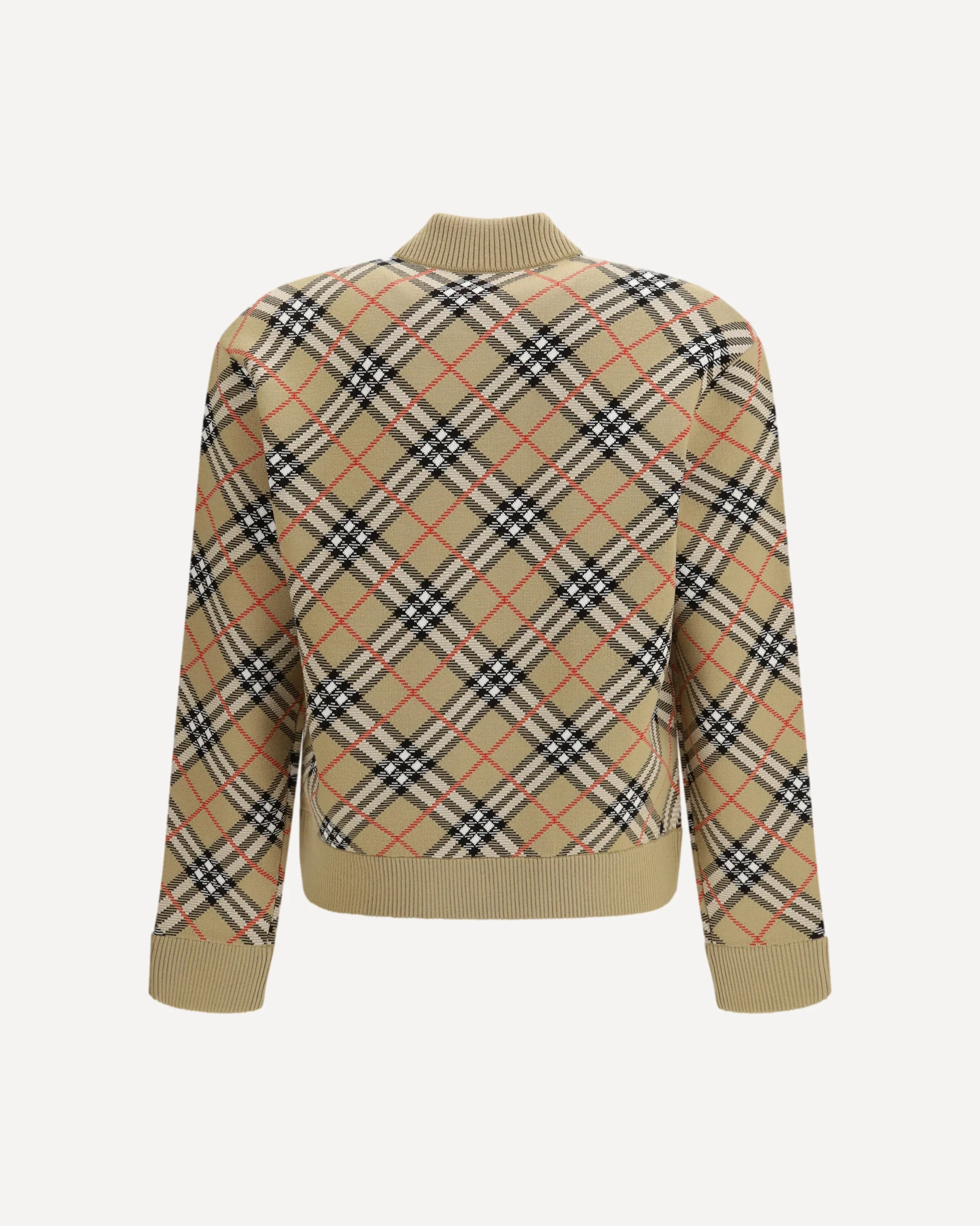 Vintage Check zip Cardigan - Image 2