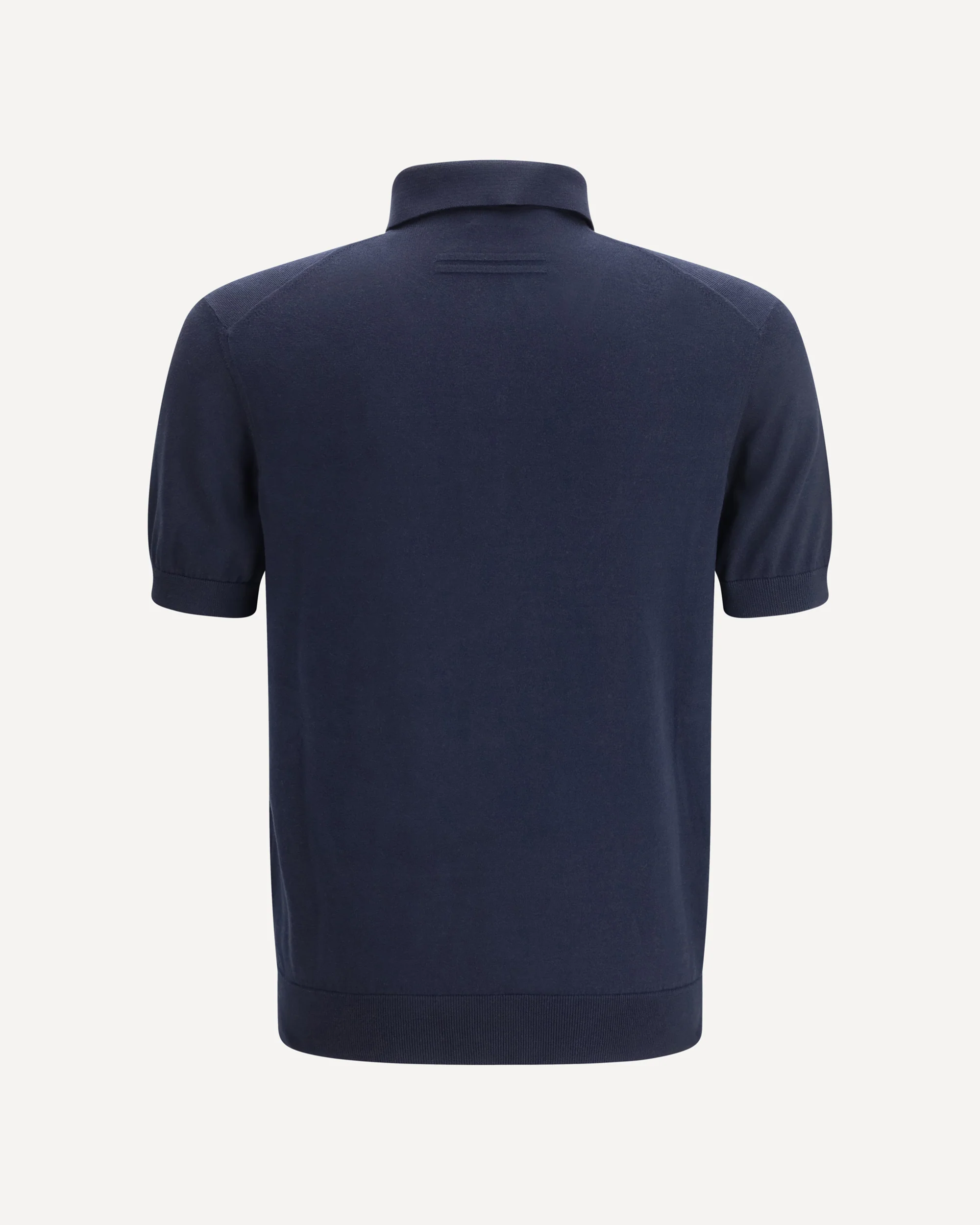 Cotton Polo with classic collar - Image 4