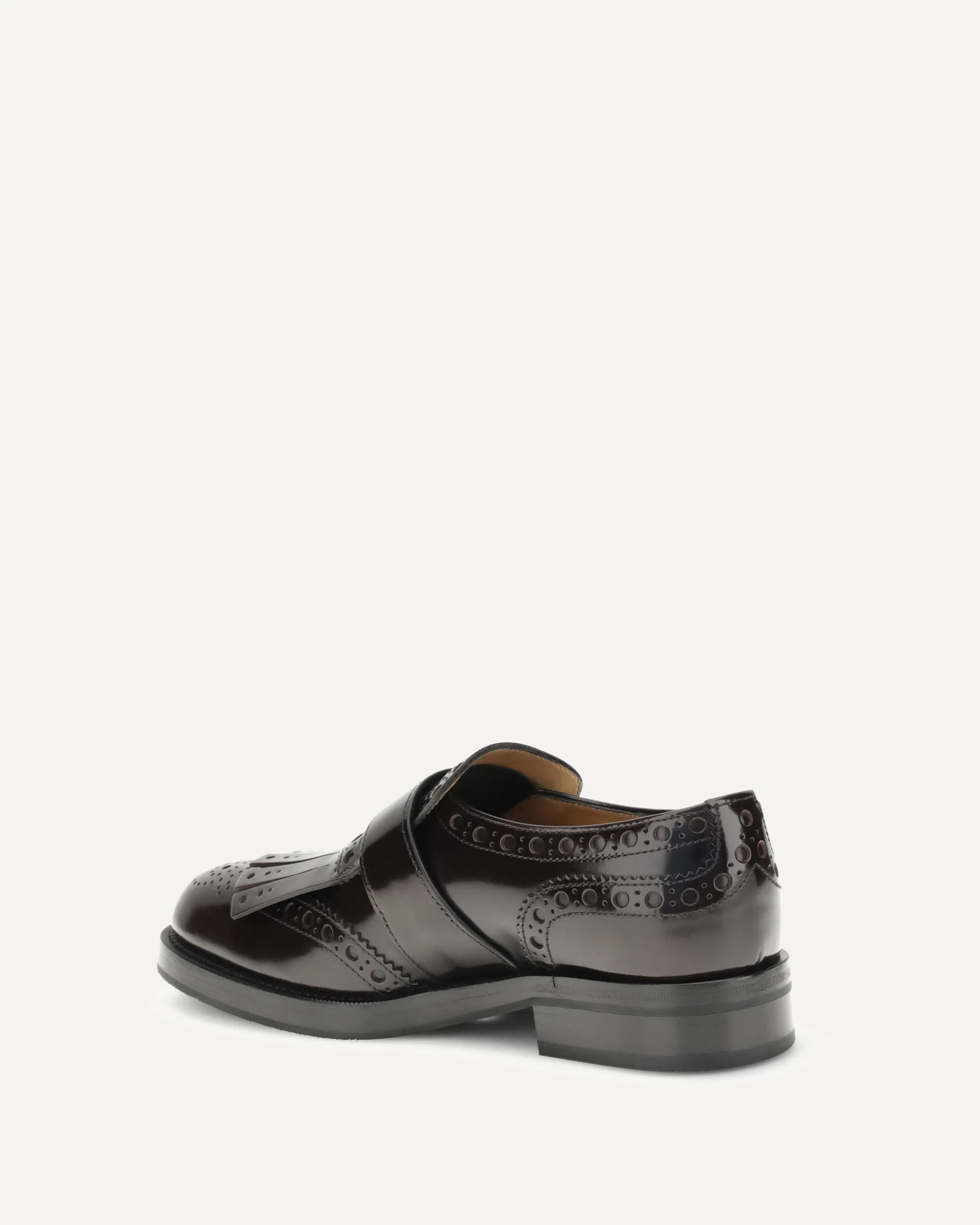 Buckle Monk Strap Laced Shoes - Image 2